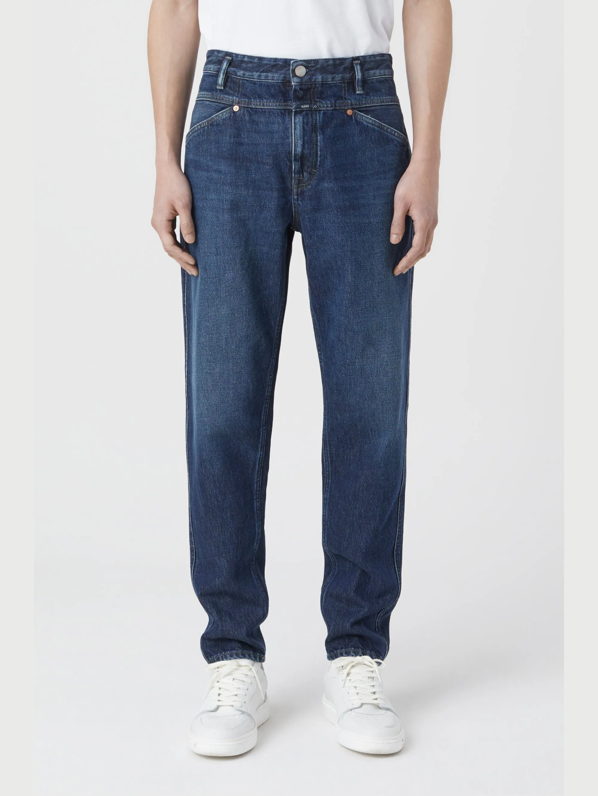 Jeans Relaxed Fit in Cotone Organico Blu
