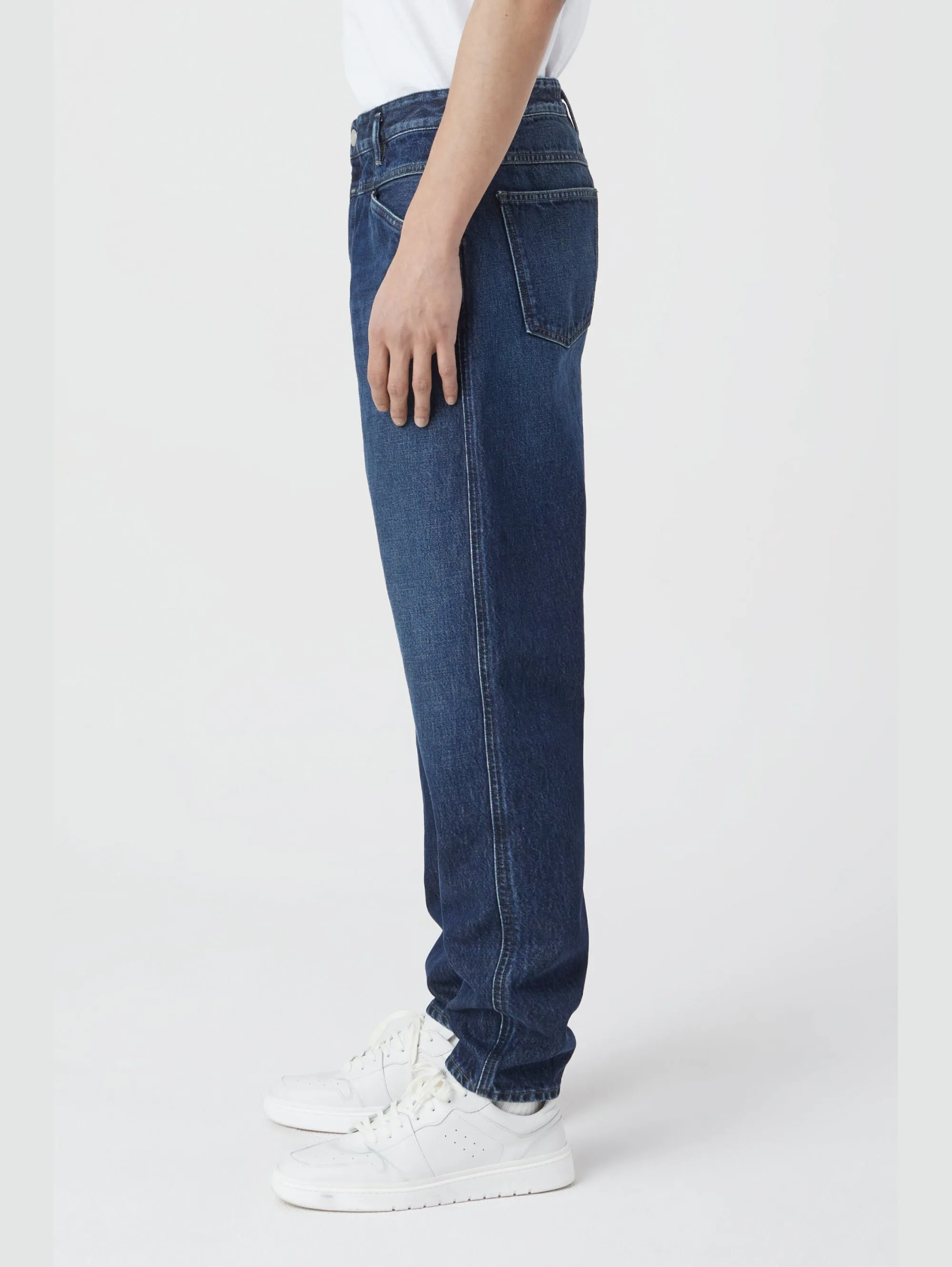 Jeans Relaxed Fit in Cotone Organico Blu