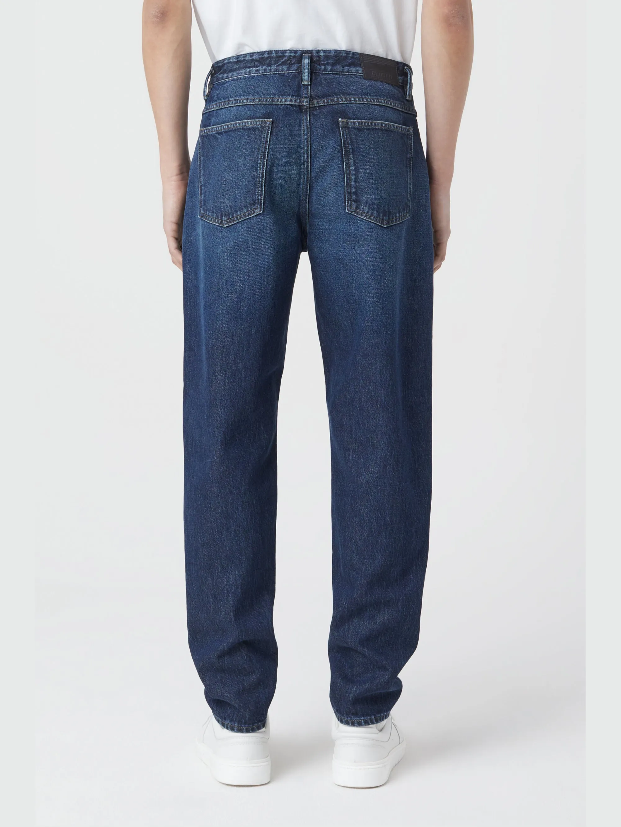 Jeans Relaxed Fit in Cotone Organico Blu