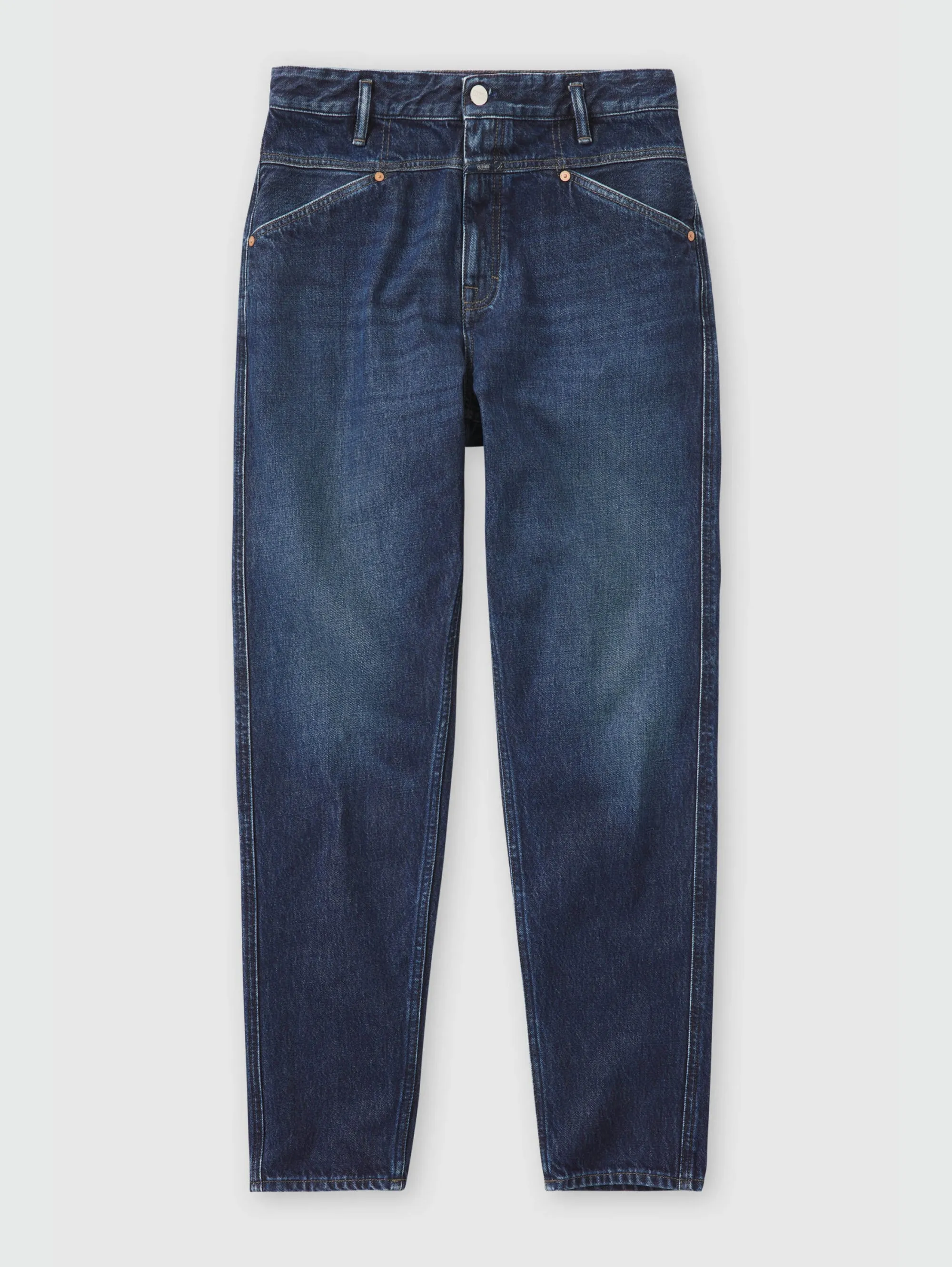 Jeans Relaxed Fit in Cotone Organico Blu