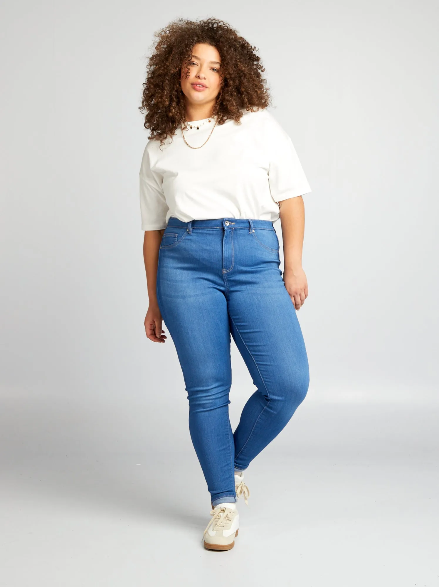 Jeans skinny 'Only Carmakoma' - BLU