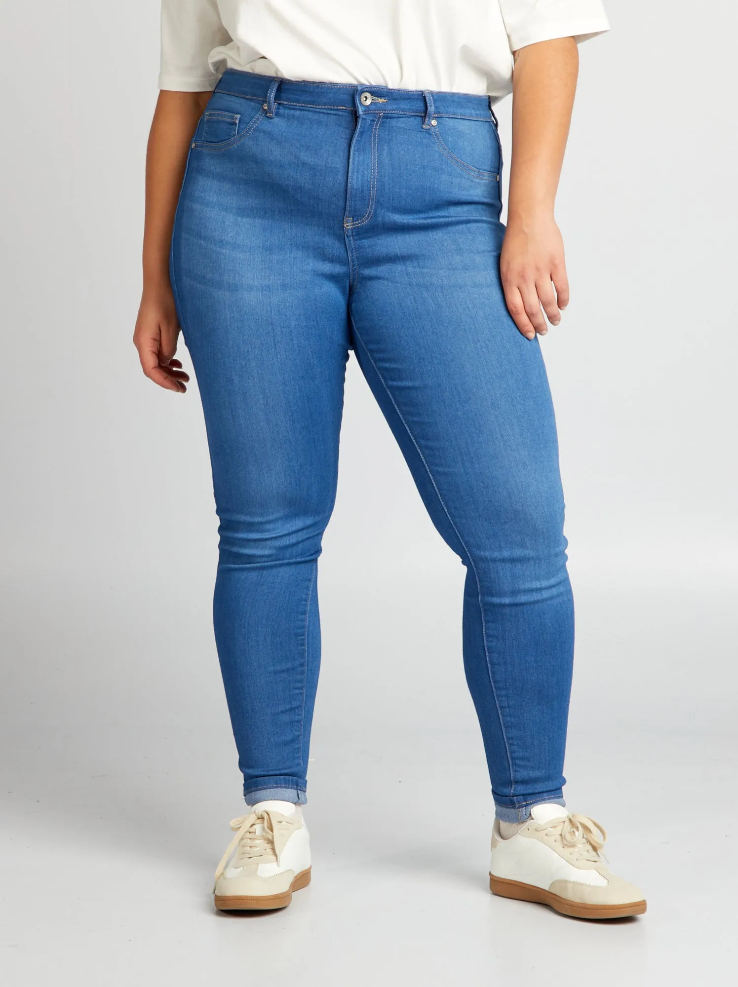 Jeans skinny 'Only Carmakoma' - BLU