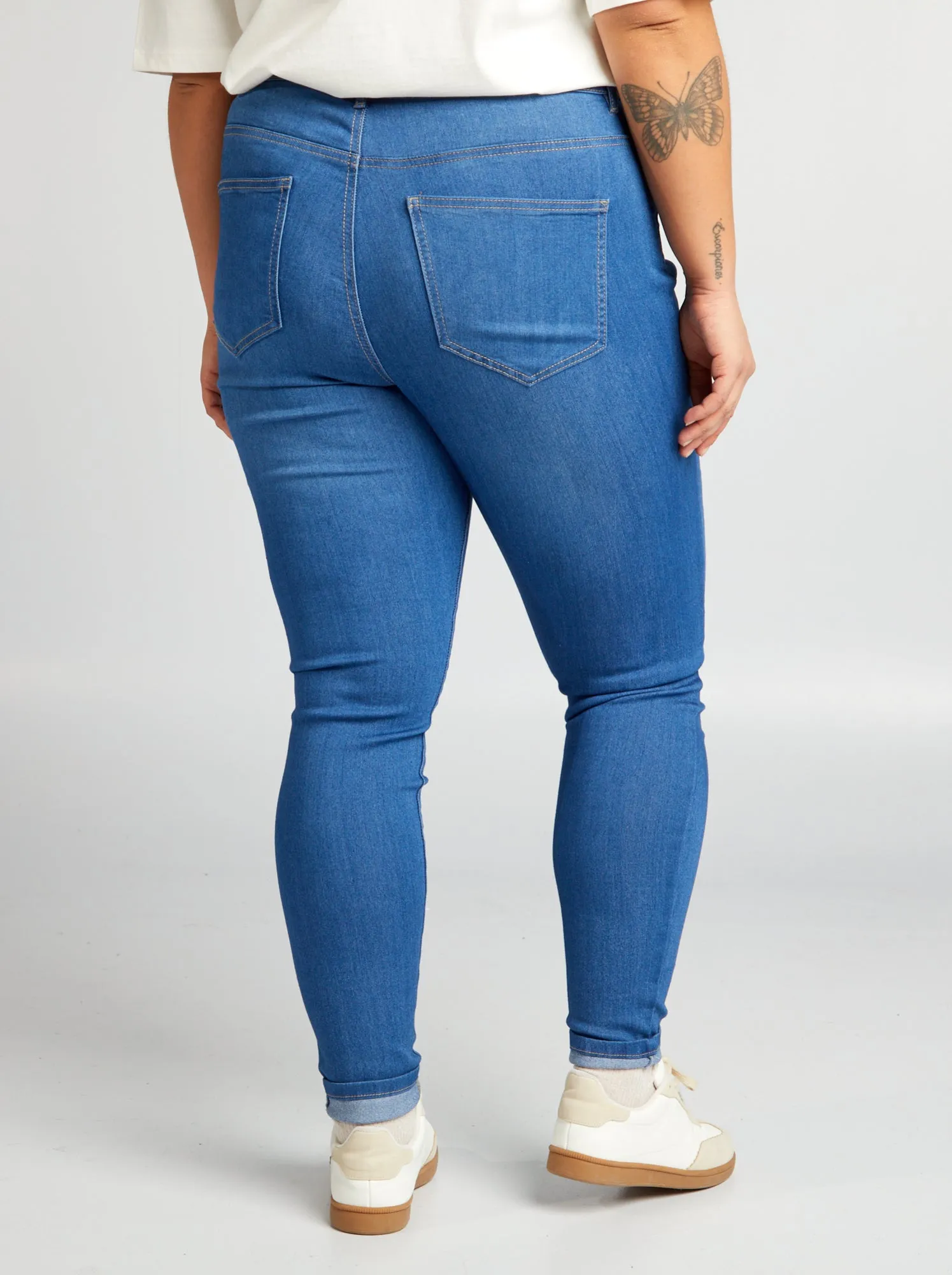 Jeans skinny 'Only Carmakoma' - BLU