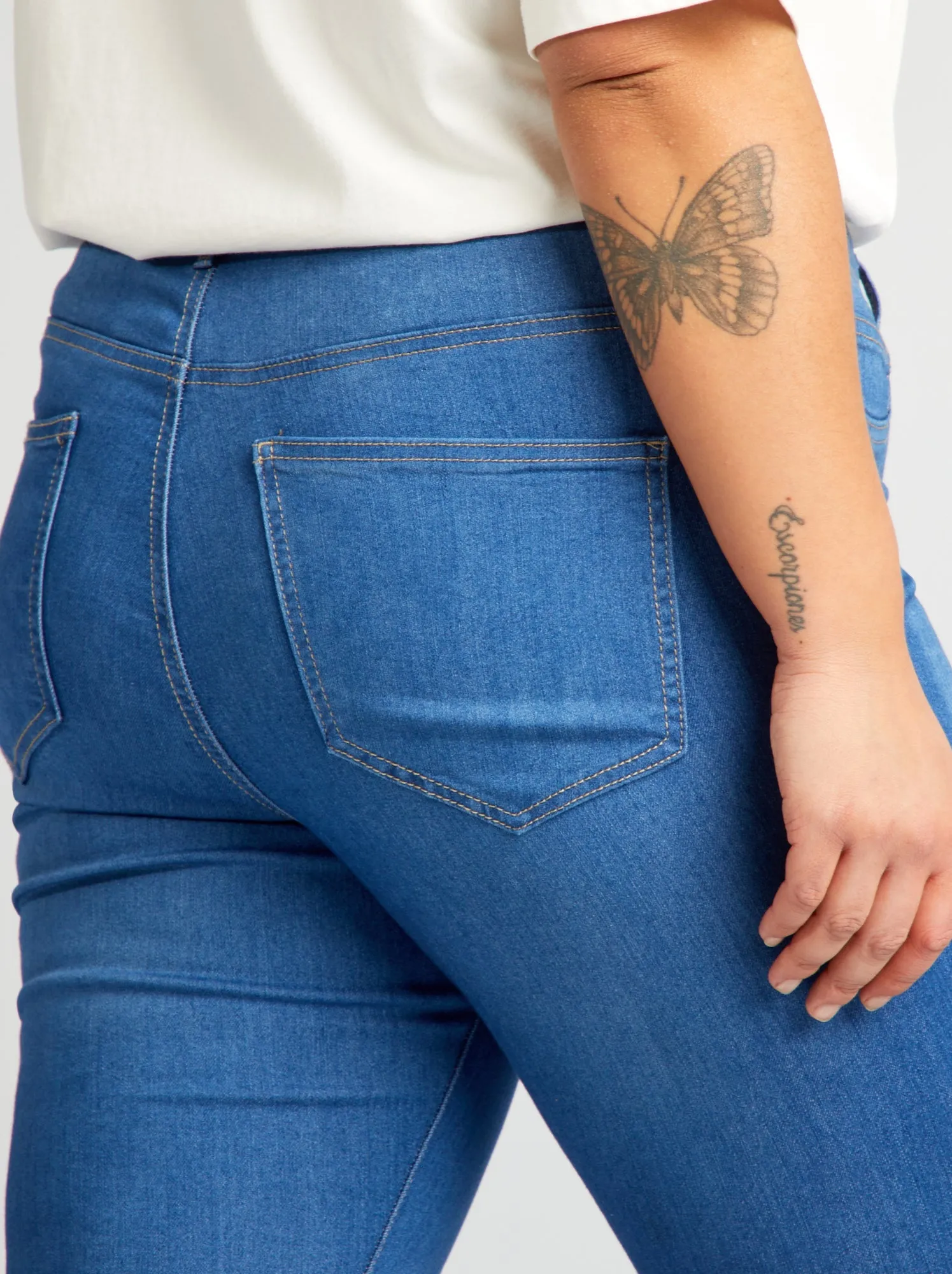 Jeans skinny 'Only Carmakoma' - BLU