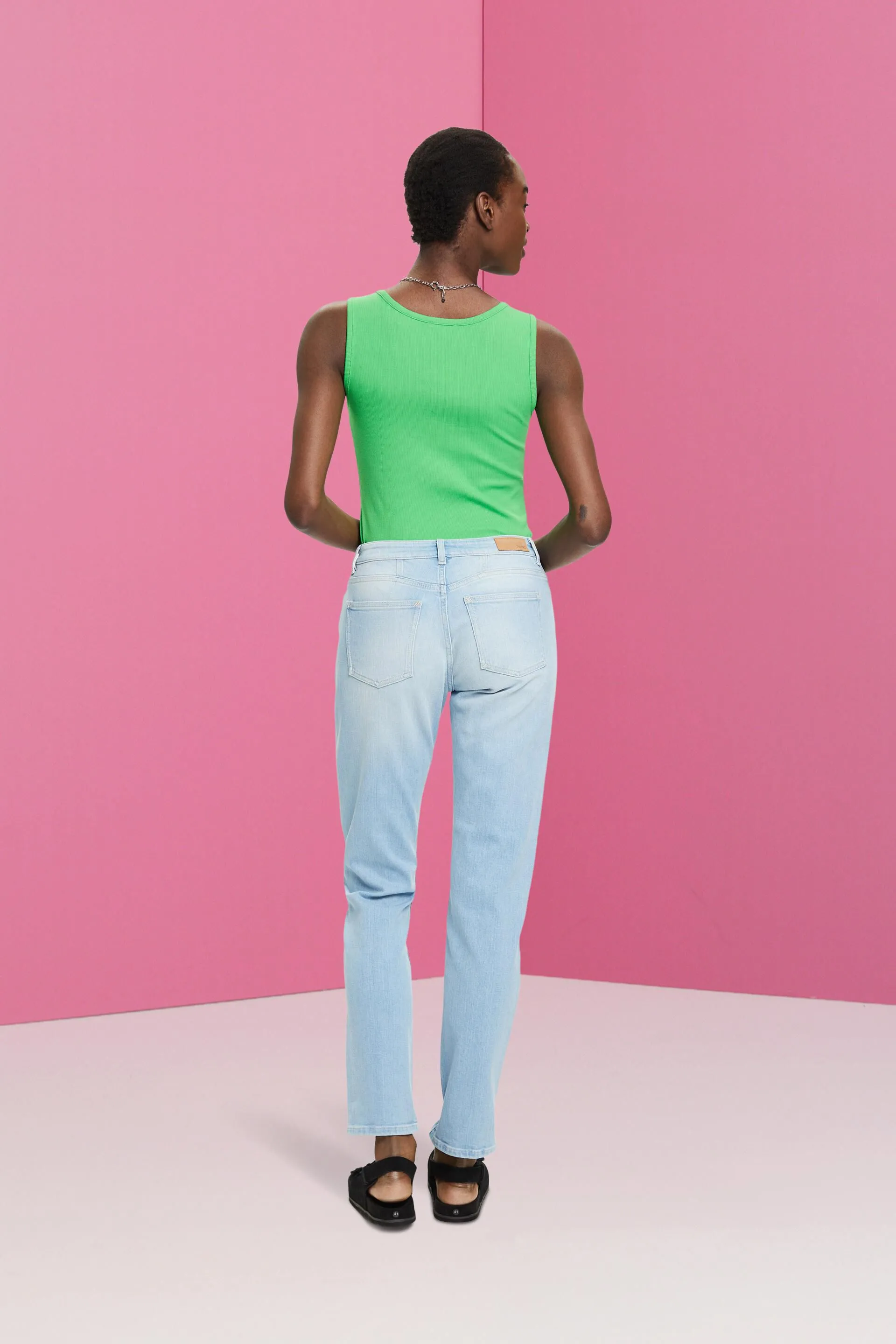 Jeans Slim Fit a vita media