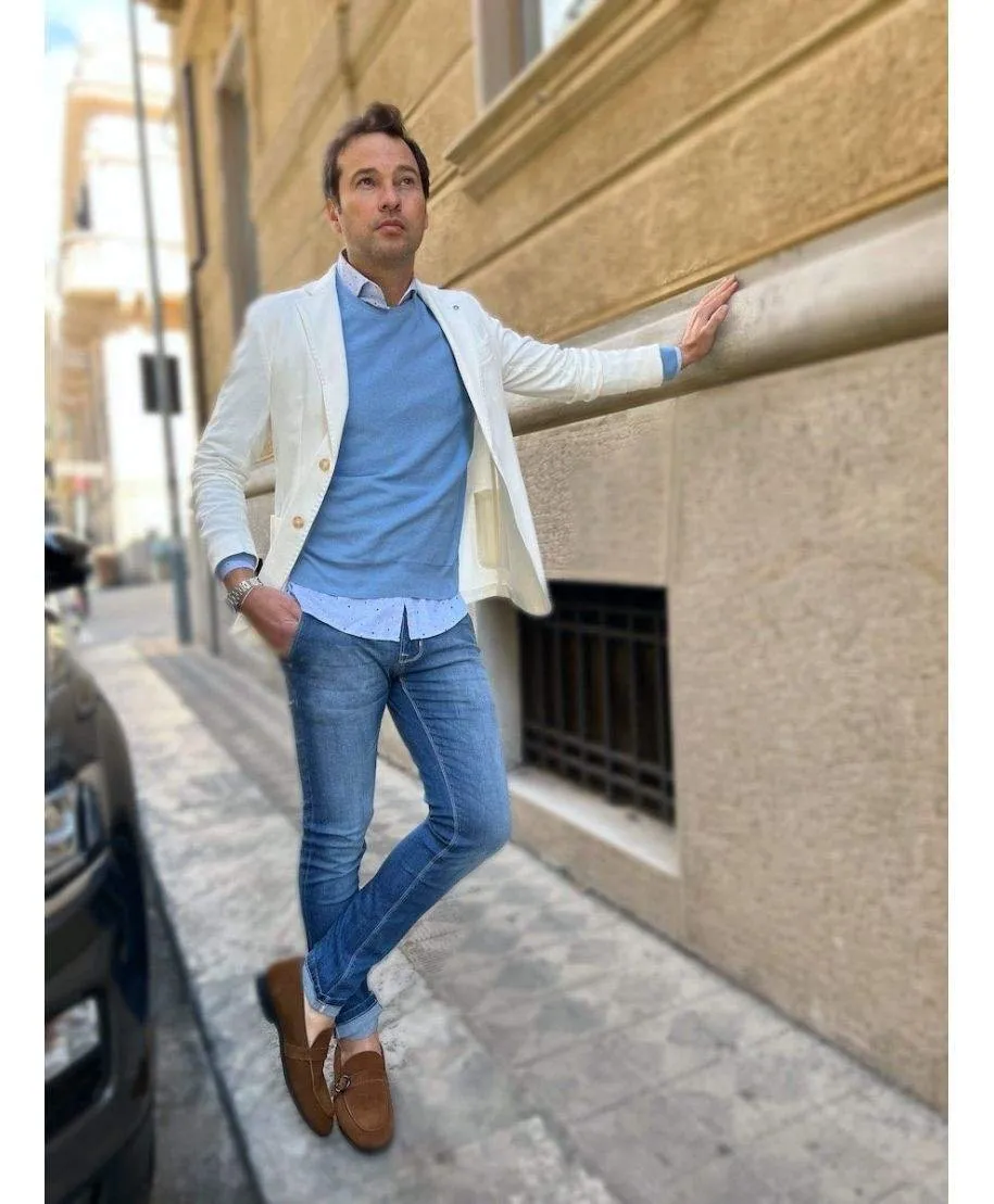Jeans uomo - Leggero - Chino - KeyJey