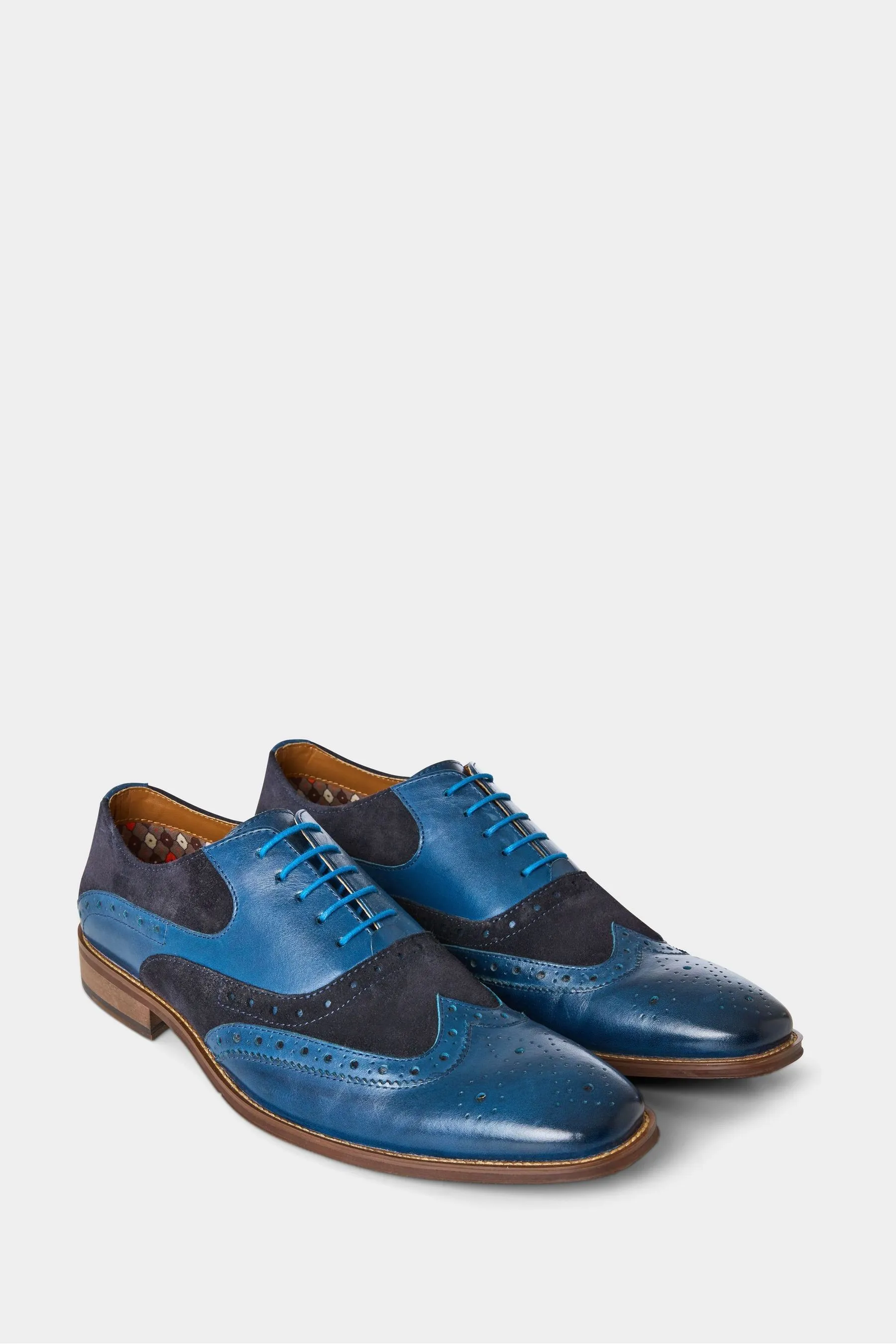 Joe Browns - Scarpe brogue in pelle scamosciata