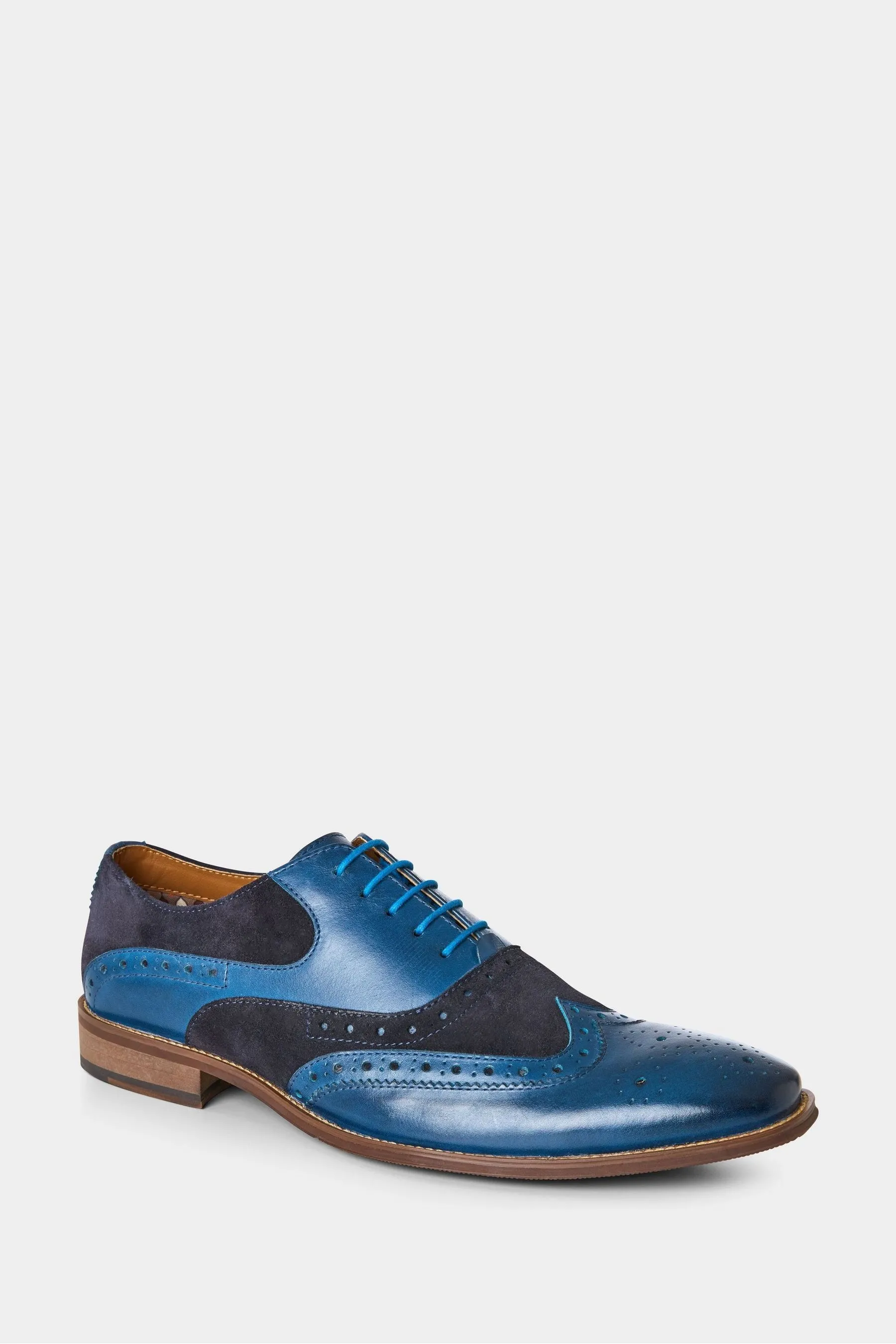 Joe Browns - Scarpe brogue in pelle scamosciata