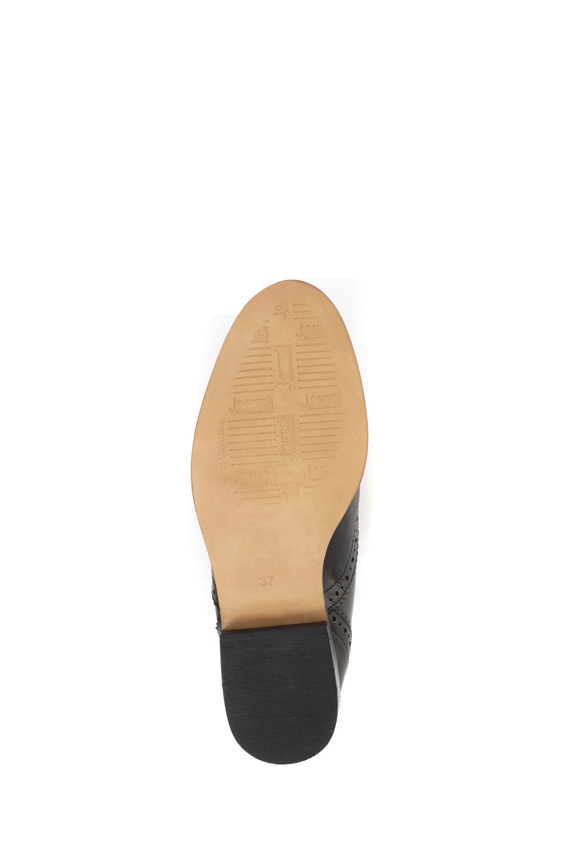 Jones Bootmaker - Lidia - Nero - Scarpe brogue in pelle
