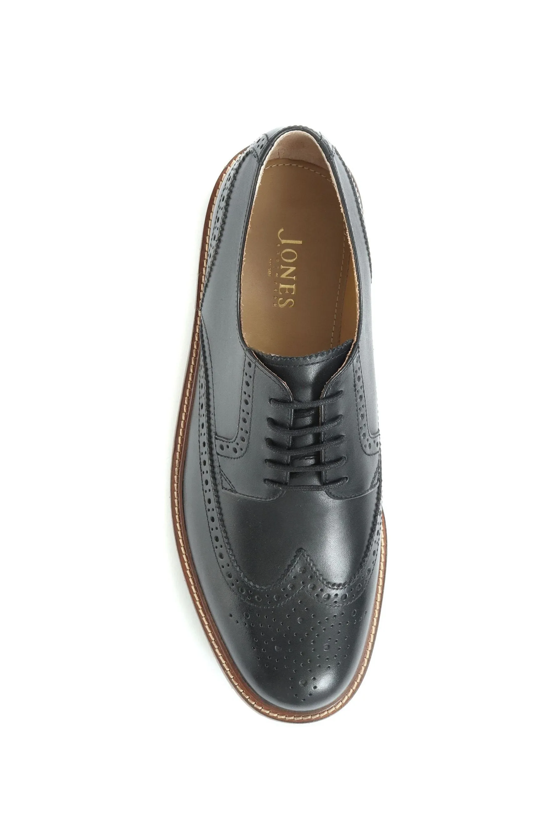 Jones Bootmaker Uomo - Kingsbay - Scarpe brogue in pelle