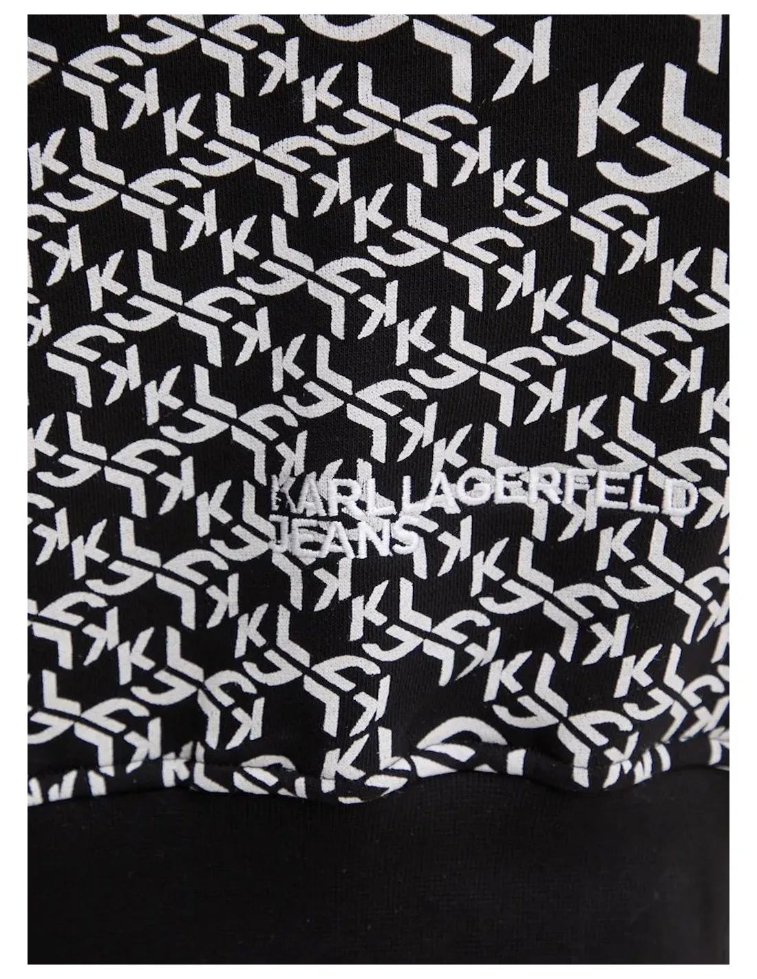 KARL LAGERFELD JEANS FELPA DONNA REGULAR MONOGRAM 