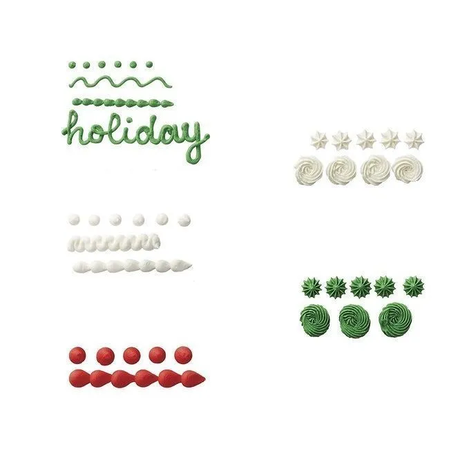 Kit per la decorazione di dolci - Wilton - 18 unità