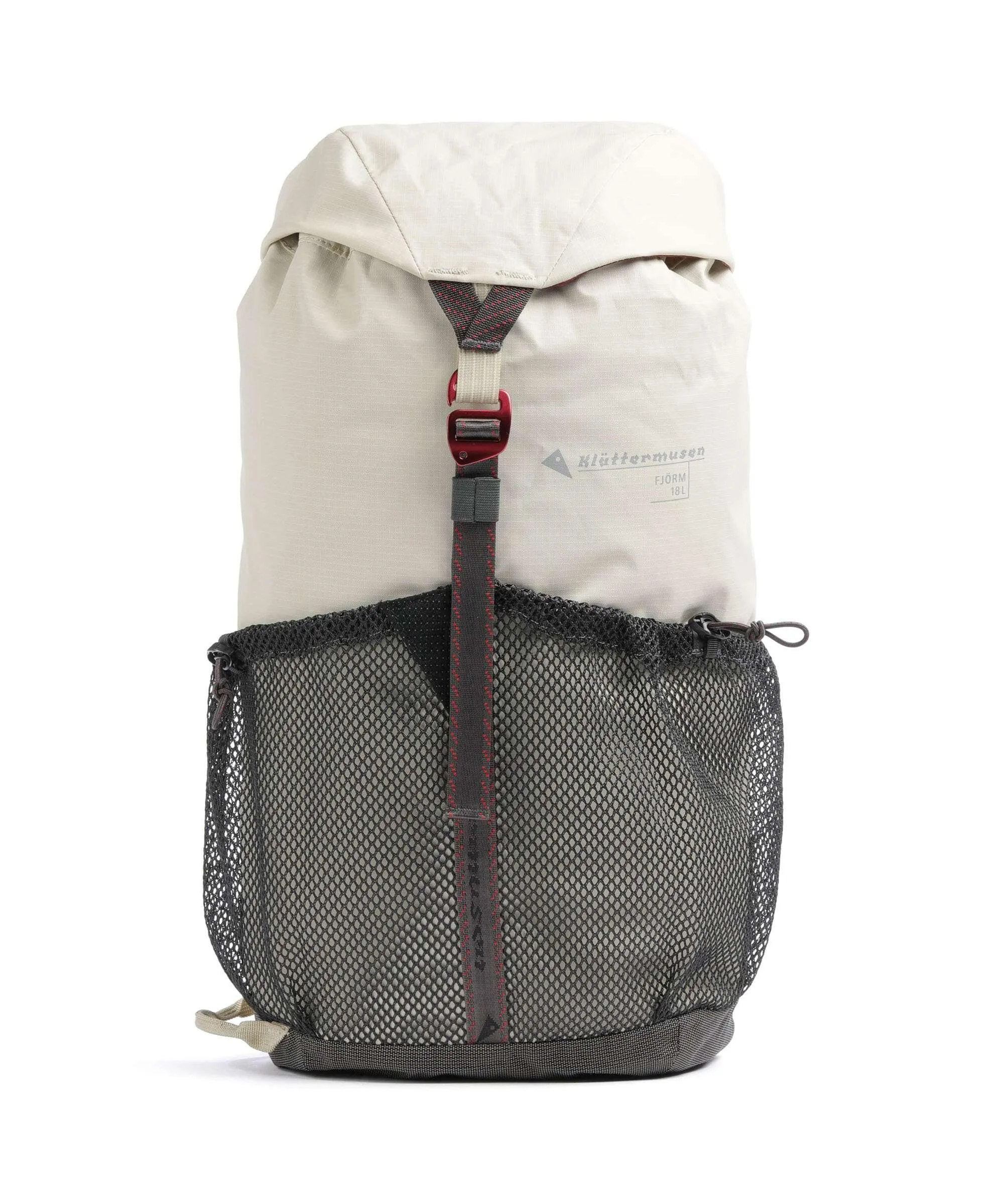  Klättermusen Fjörm 18L Zaino montagna poliammide riciclato beige  