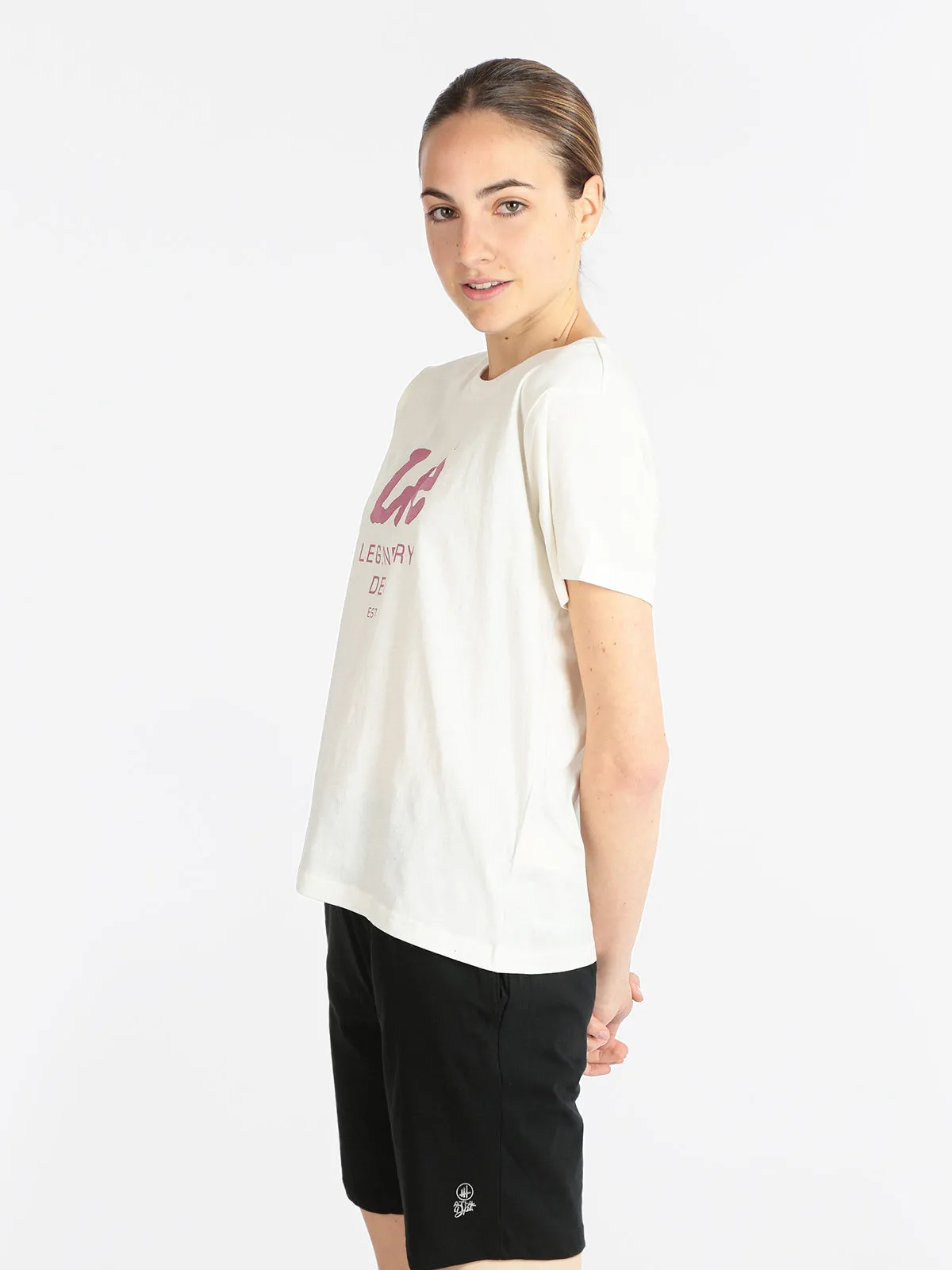 Lee Legendary Denim Tee  T-shirt manches courtes pour femme avec lettrage