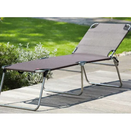 Lettino Fiam Amigo H.40 Bianco/Beige