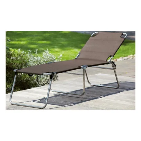 Lettino Fiam Amigo H.40 Bianco/Beige