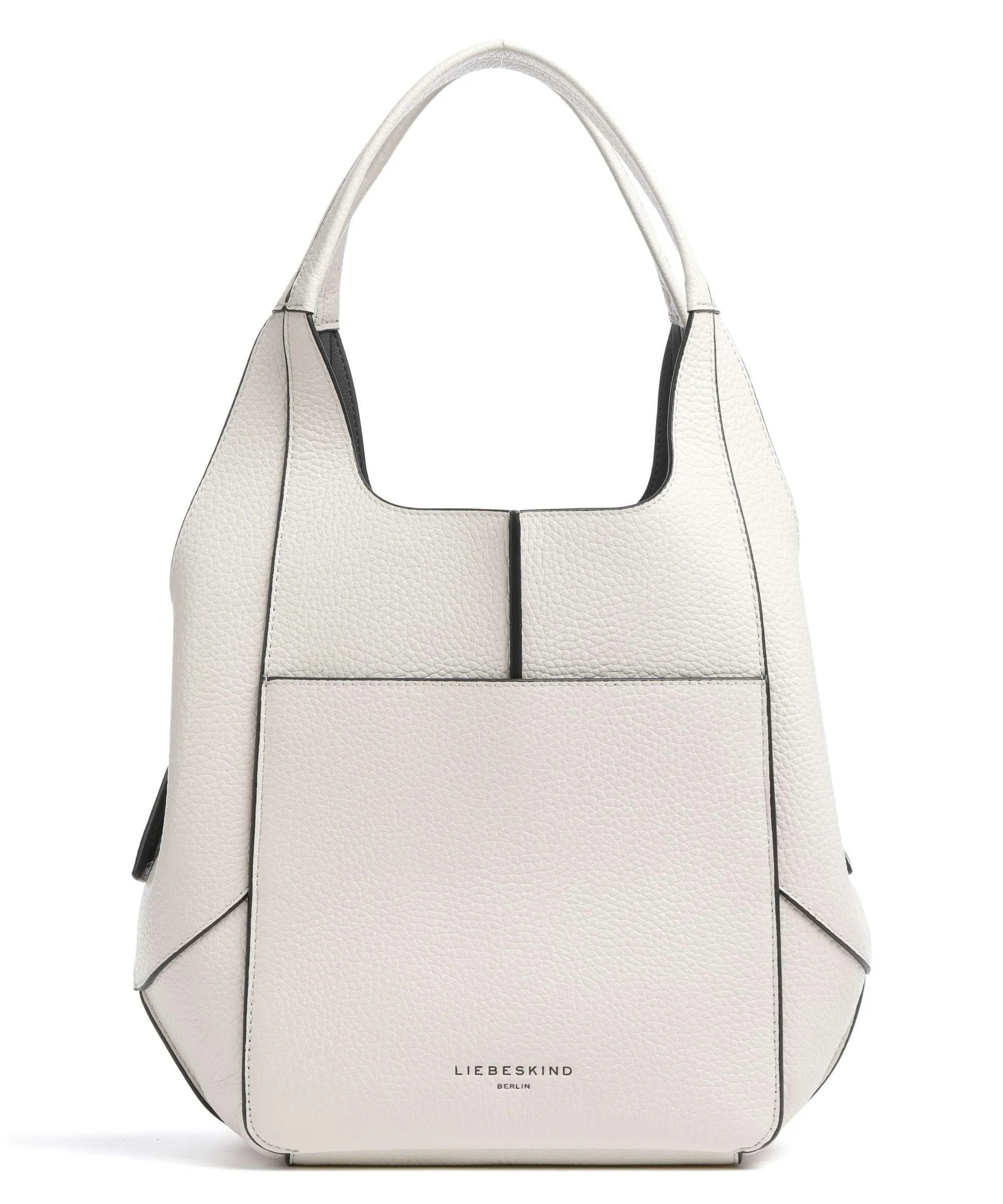  Liebeskind Lilly Heavy Pebble M Borsa hobo pelle granulata avorio  