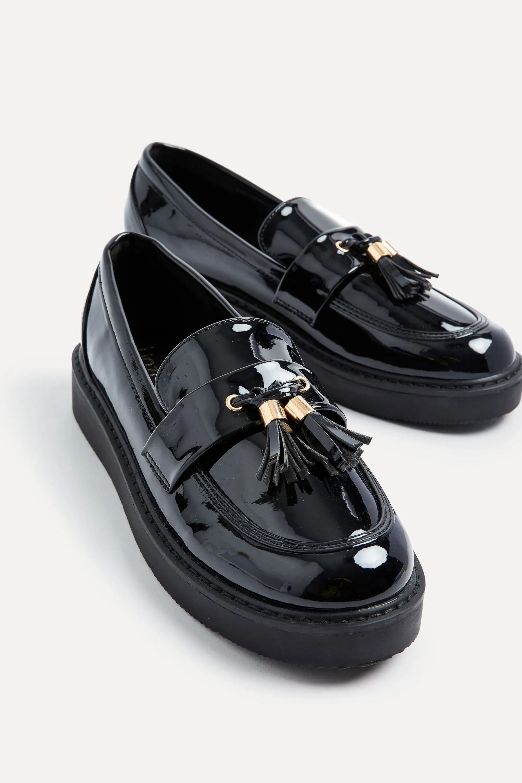 Linzi Gemina - Mocassini con plateau, nappine e Oro