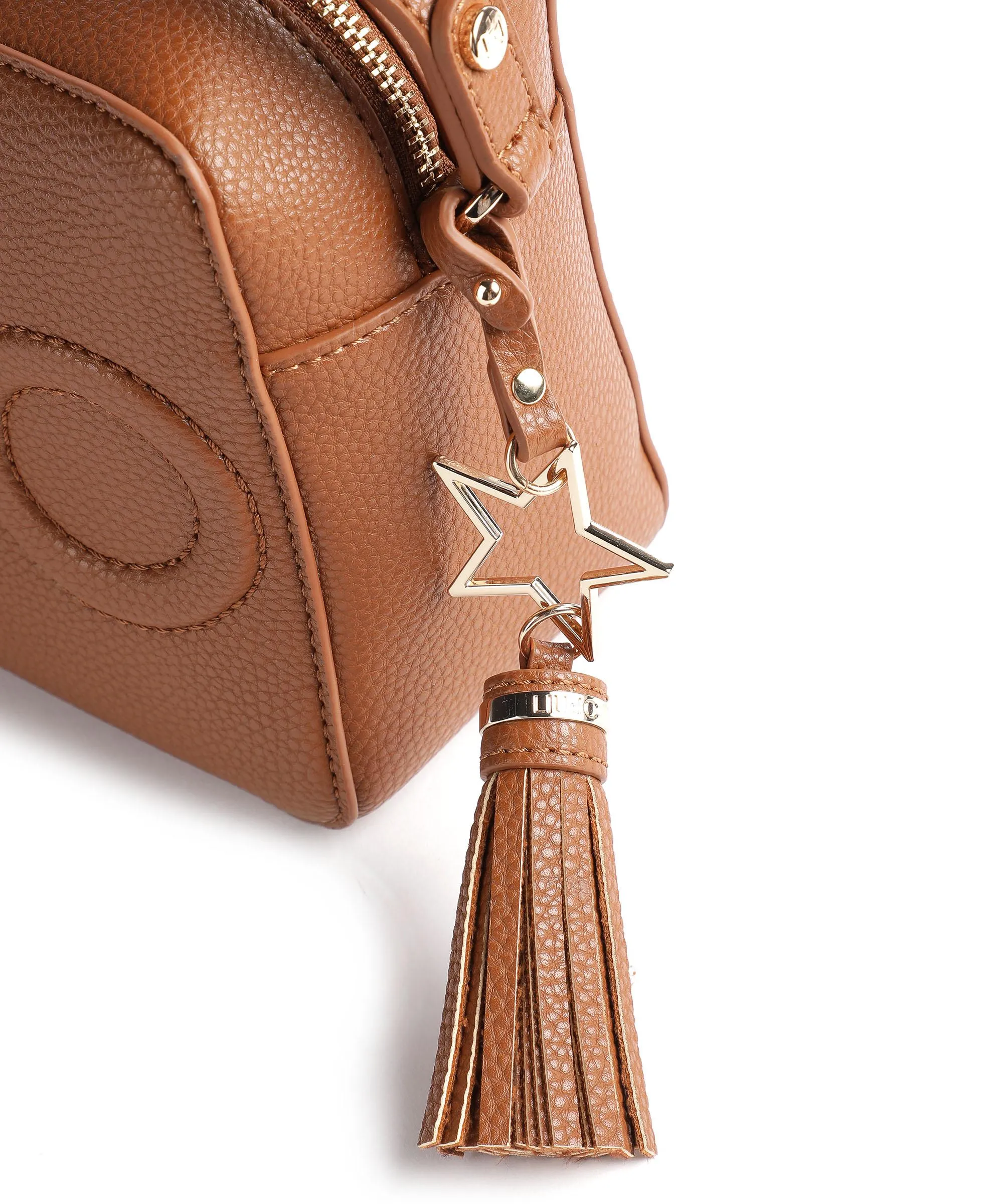  Liu Jo Logo Borsa a tracolla pelle sintetica tan  