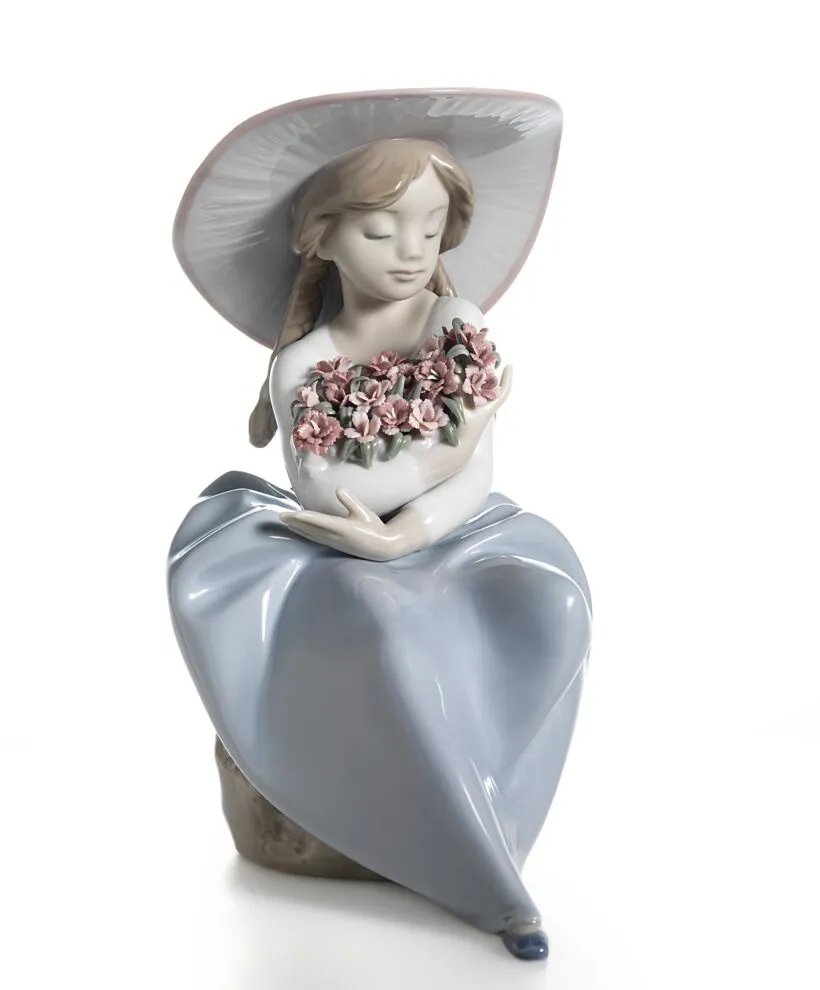 Lladro’ Bimba con fiori 01005862
