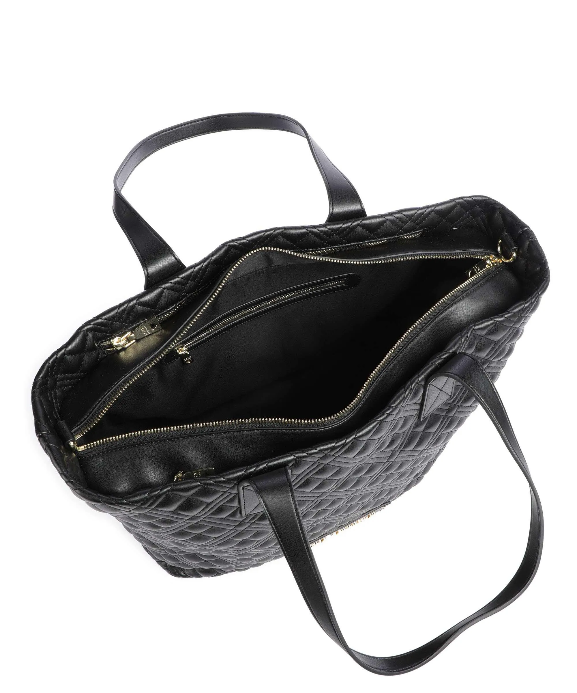  Love Moschino Quilted Borsa shopper pelle sintetica nero  