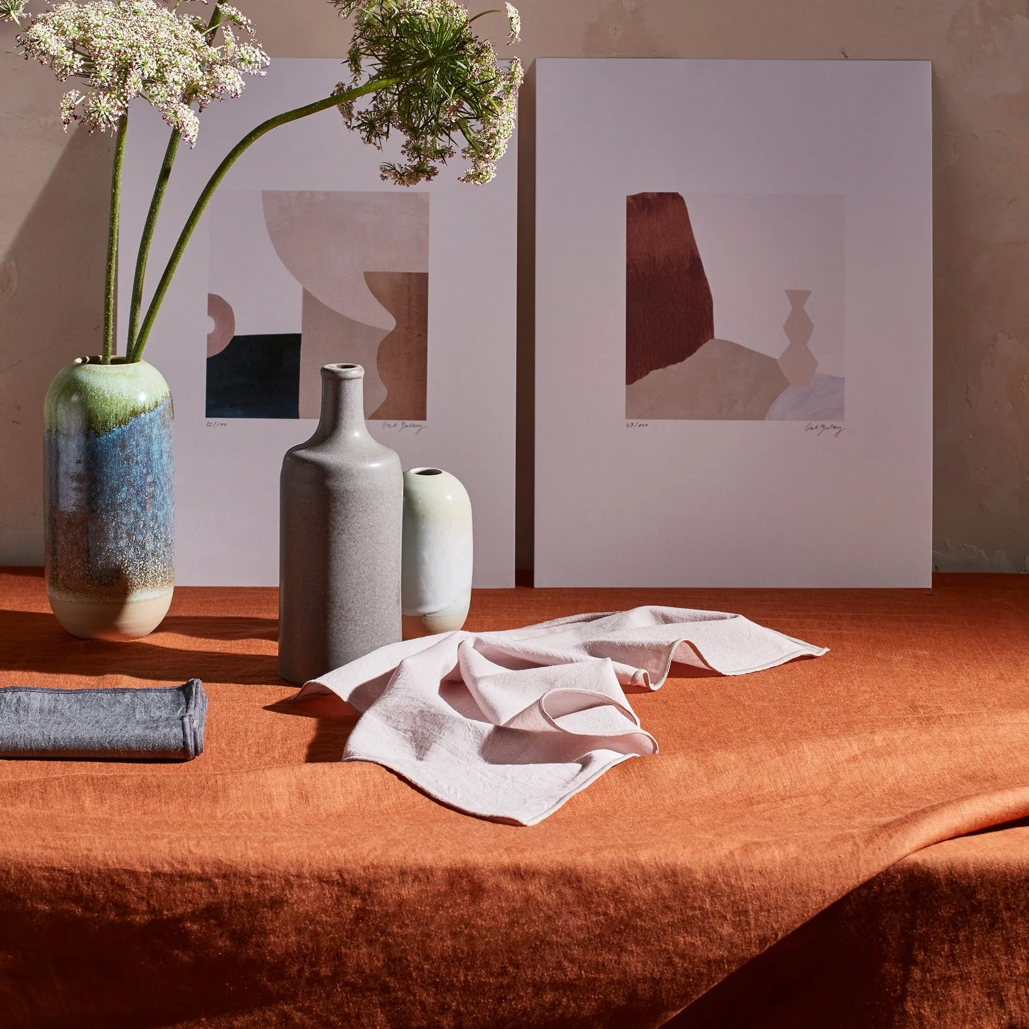  MADURA   CARLINA - Nappe rectangulaire | Orange