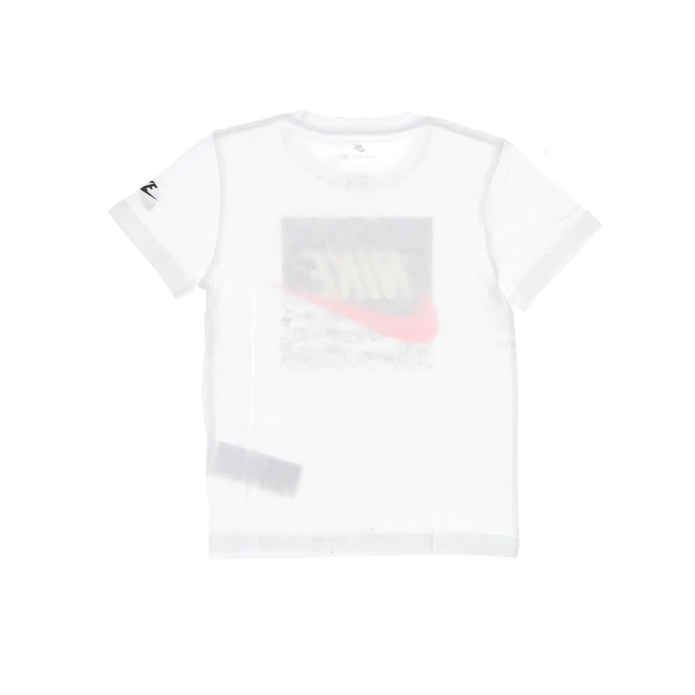 Maglietta Bambino Practice Makes Futura Logo Tee White