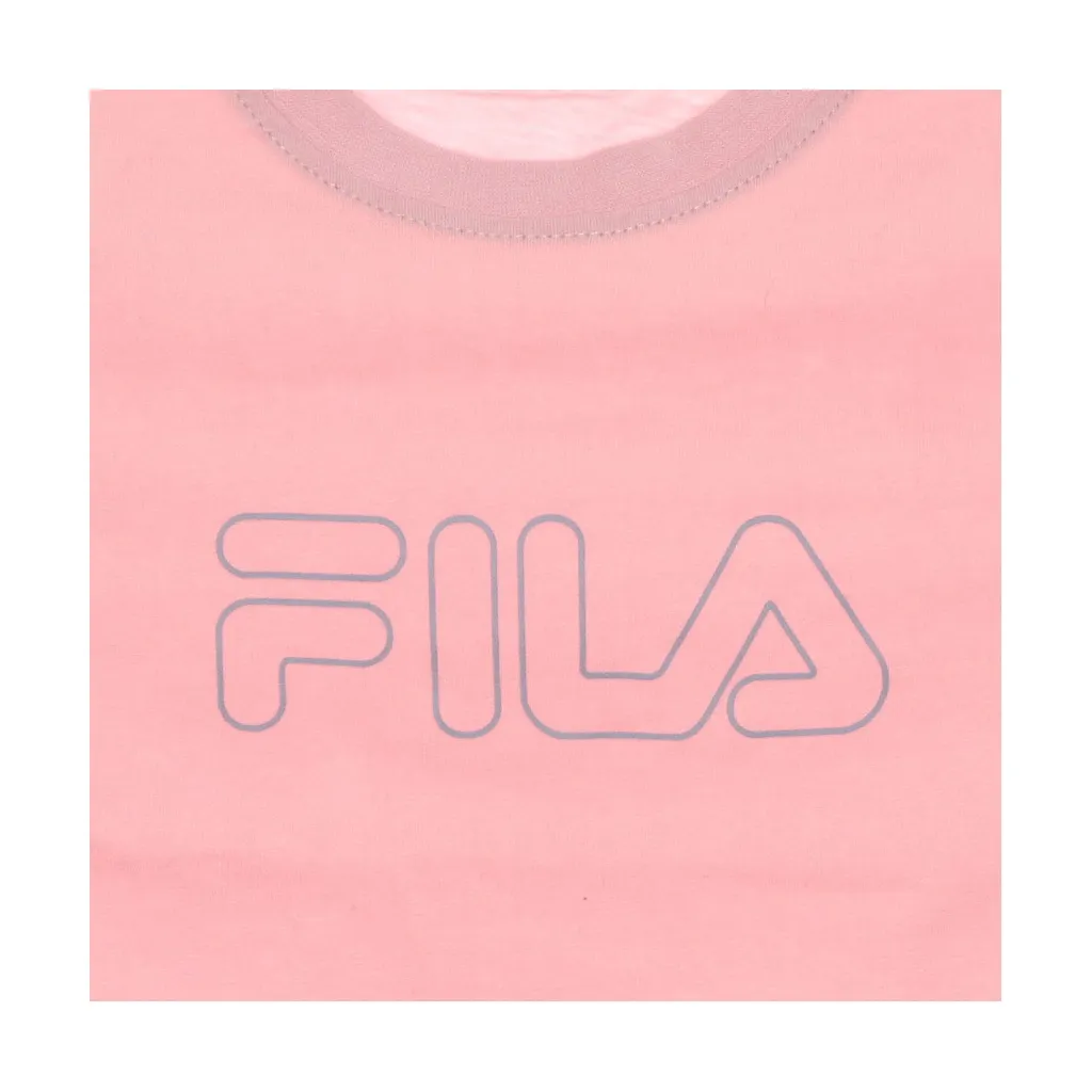 maglietta ragazza samara blocked cropped tee CORAL BLUSH/BLUE FOG/BRIGHT WHITE