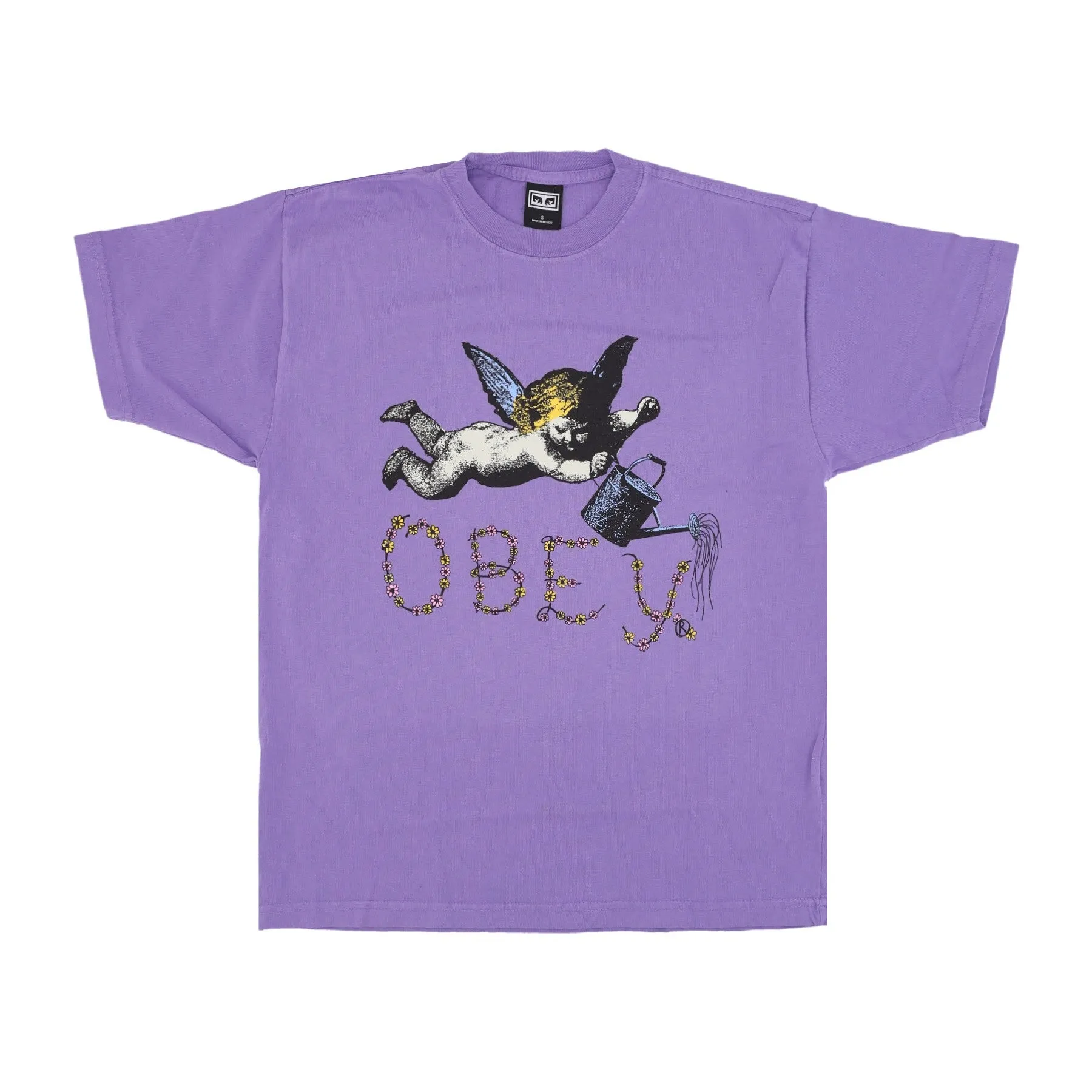 Maglietta Uomo Flower Angel Heavyweight Tee Purple Flower