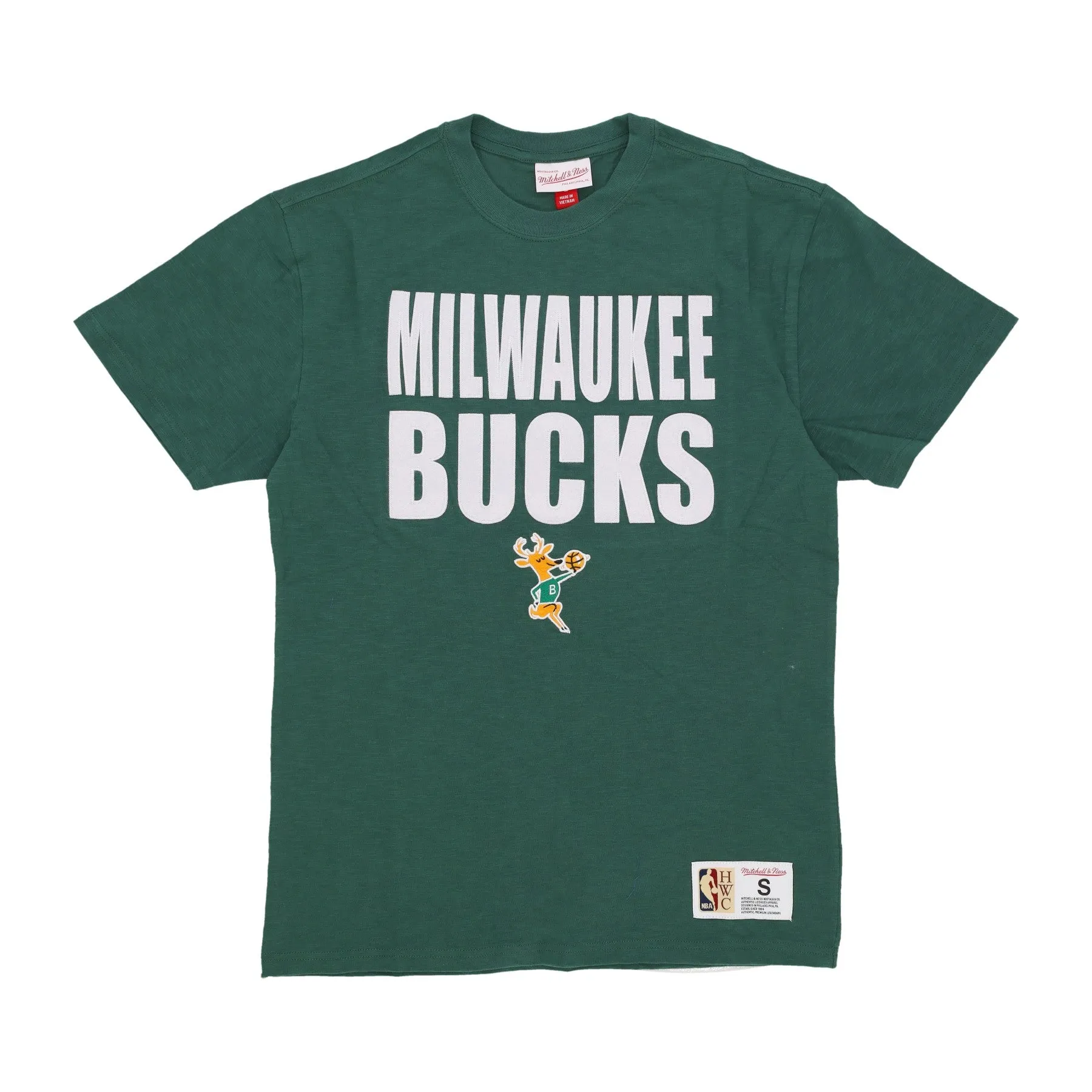 Maglietta Uomo Nba Legendary Slub Tee Milbuc Original Team Colors