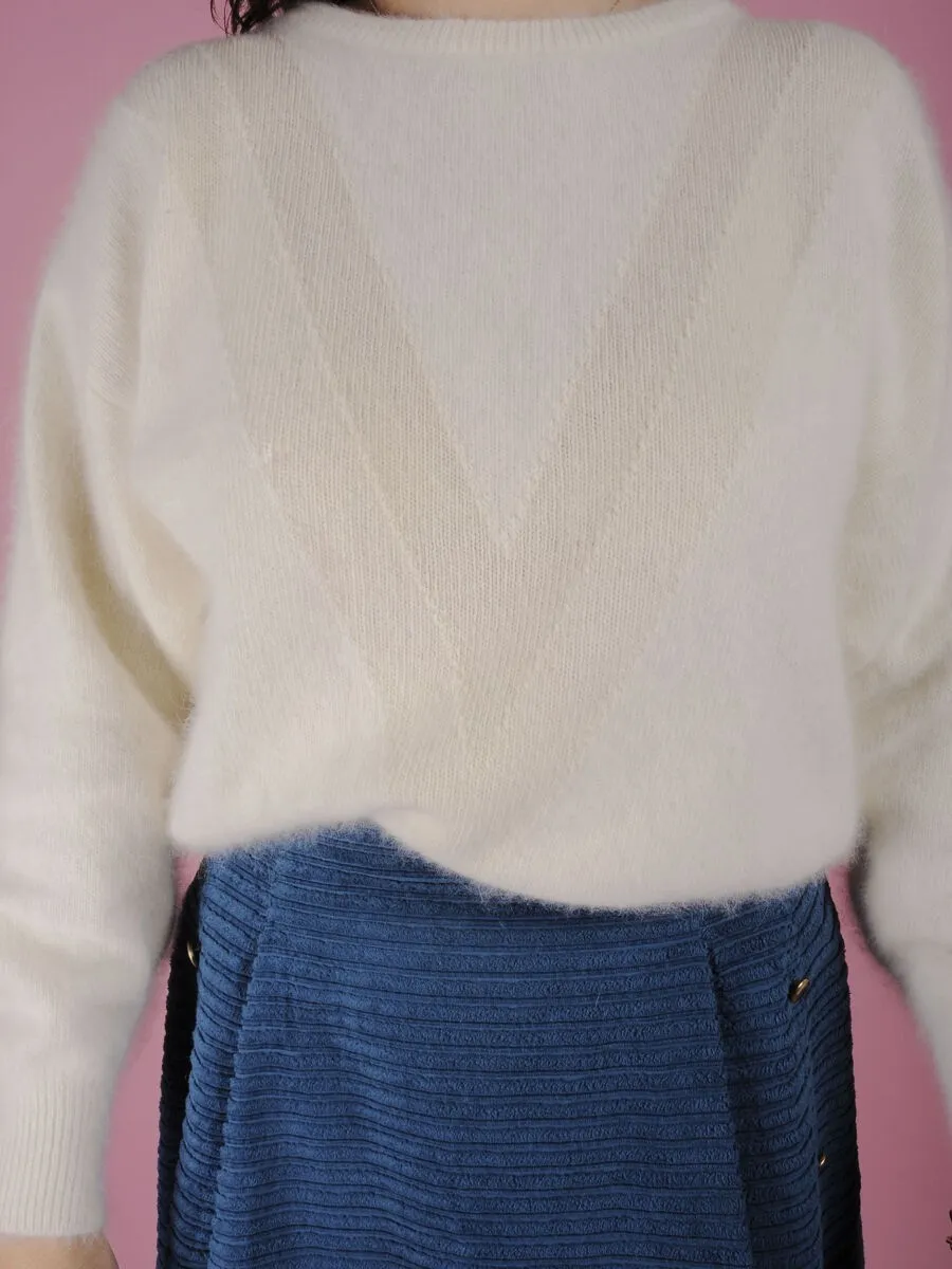 Maglione angora bianco anni ’80