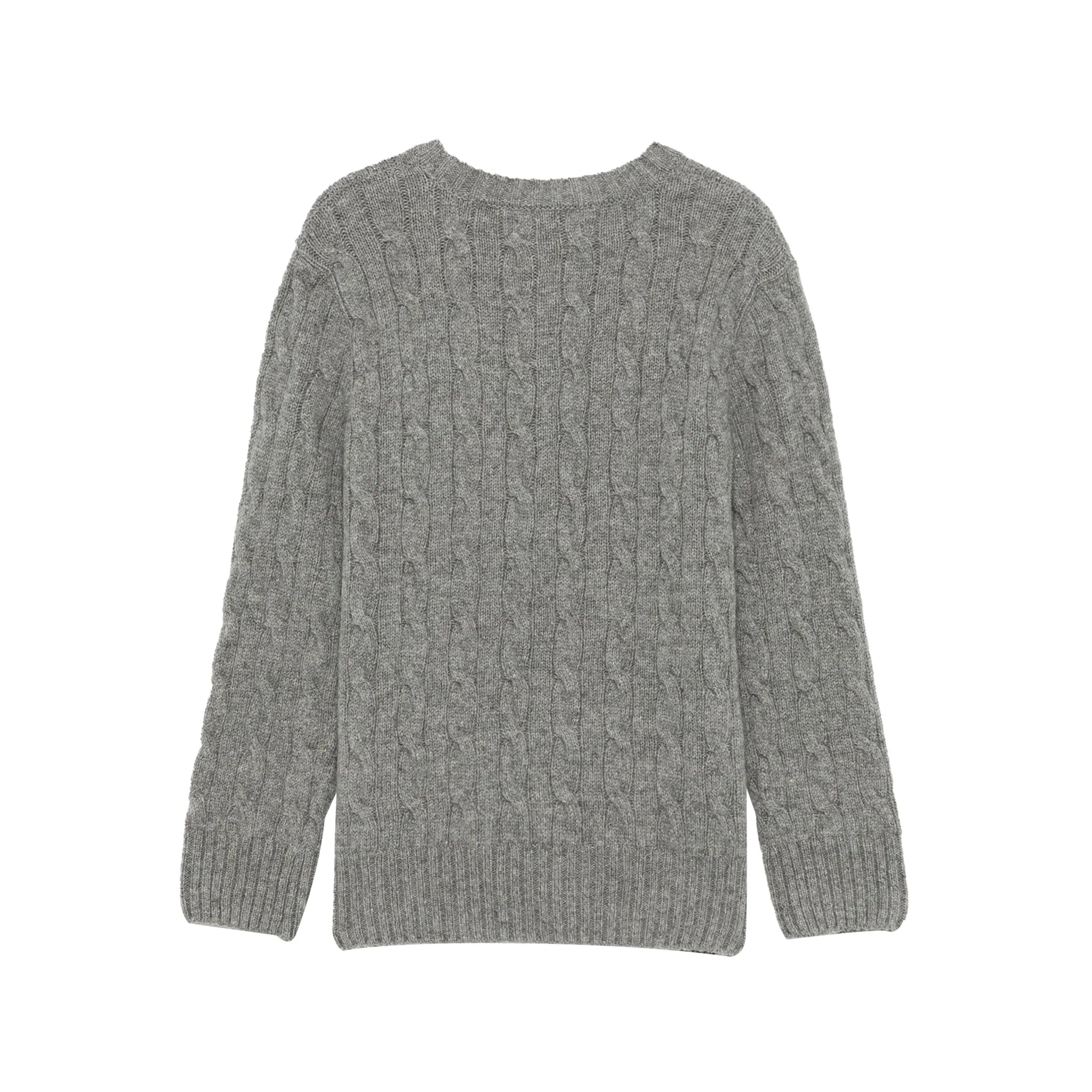 Maglione Bambino a trecce Grigio