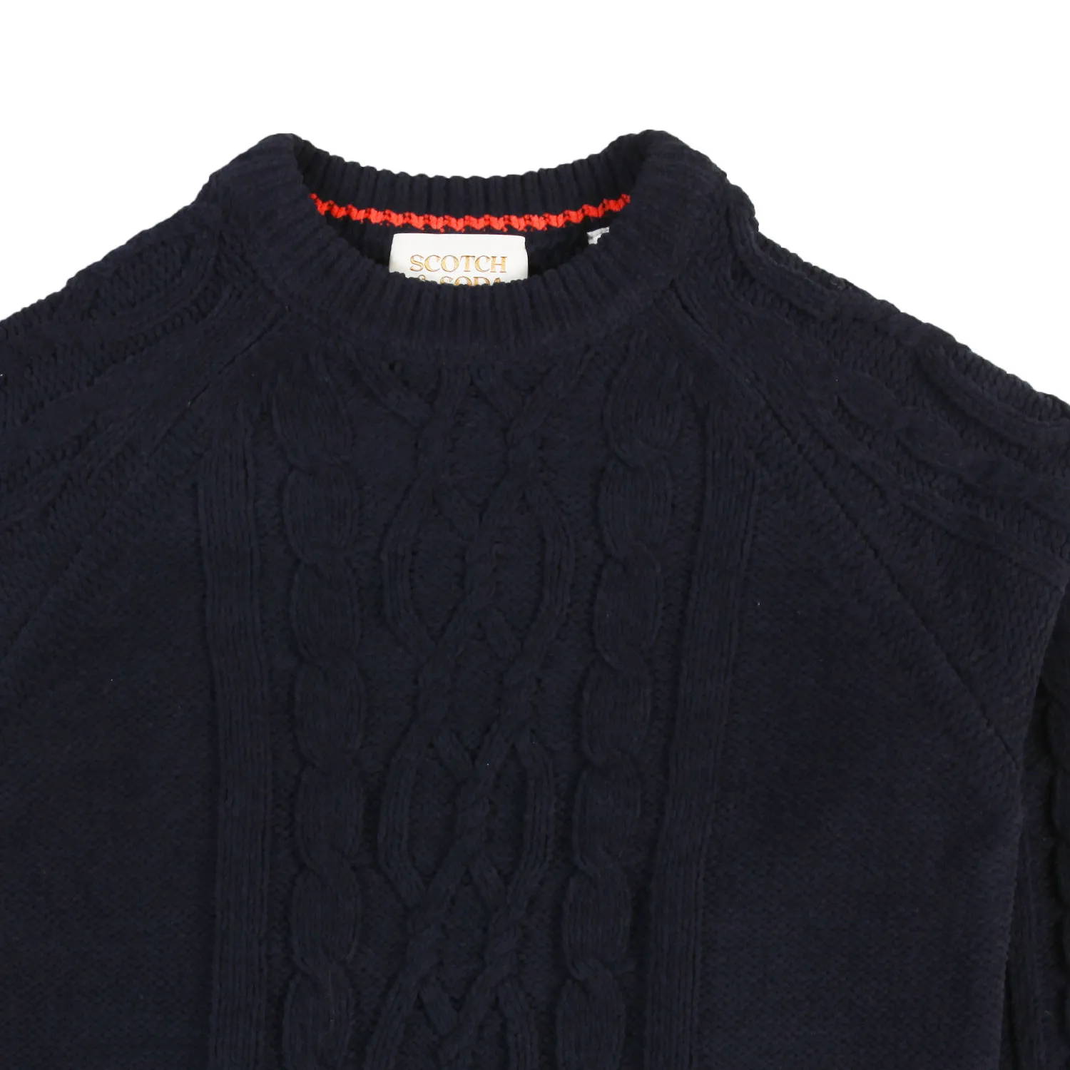Maglione Blu Navy Con Ricamo