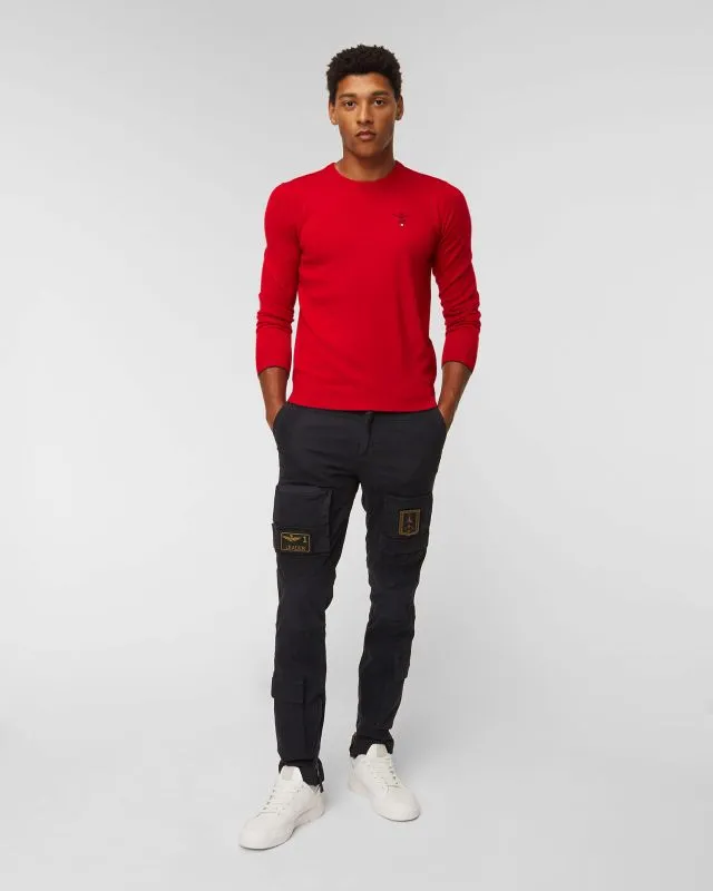 Maglione di lana AERONAUTICA MILITARE