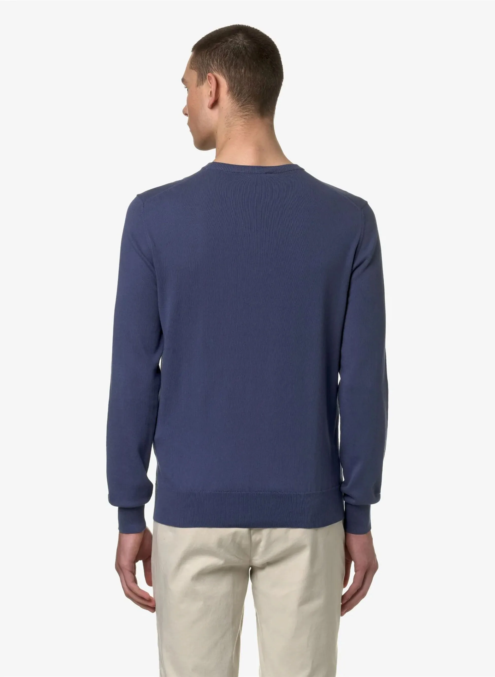 maglione sebastiene in cotone girocollo