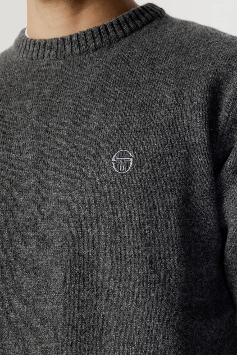 Maglione SERGIO TACCHINI girocollo 70w 30a Grigio