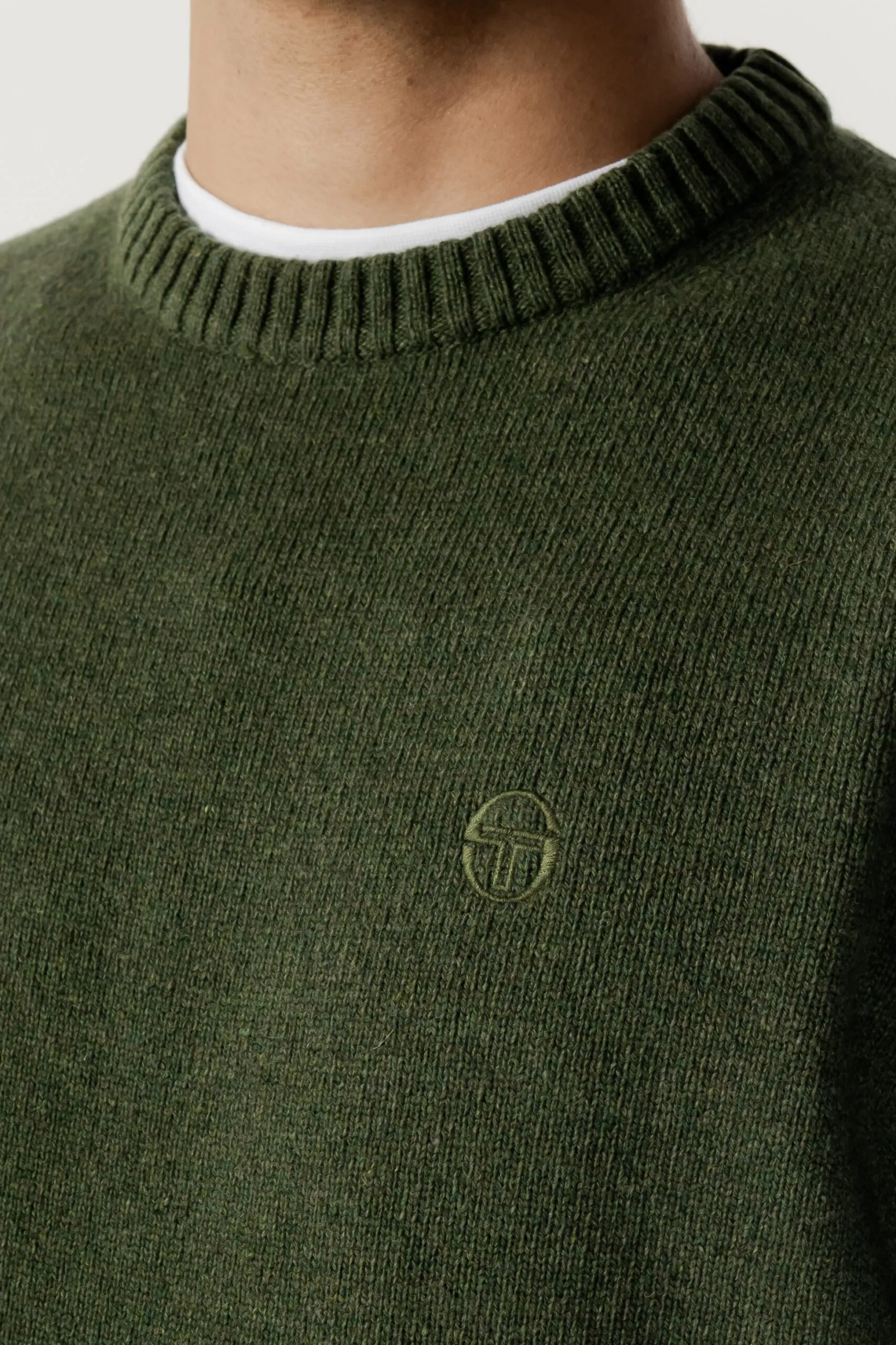 Maglione SERGIO TACCHINI girocollo 70w 30a Verde