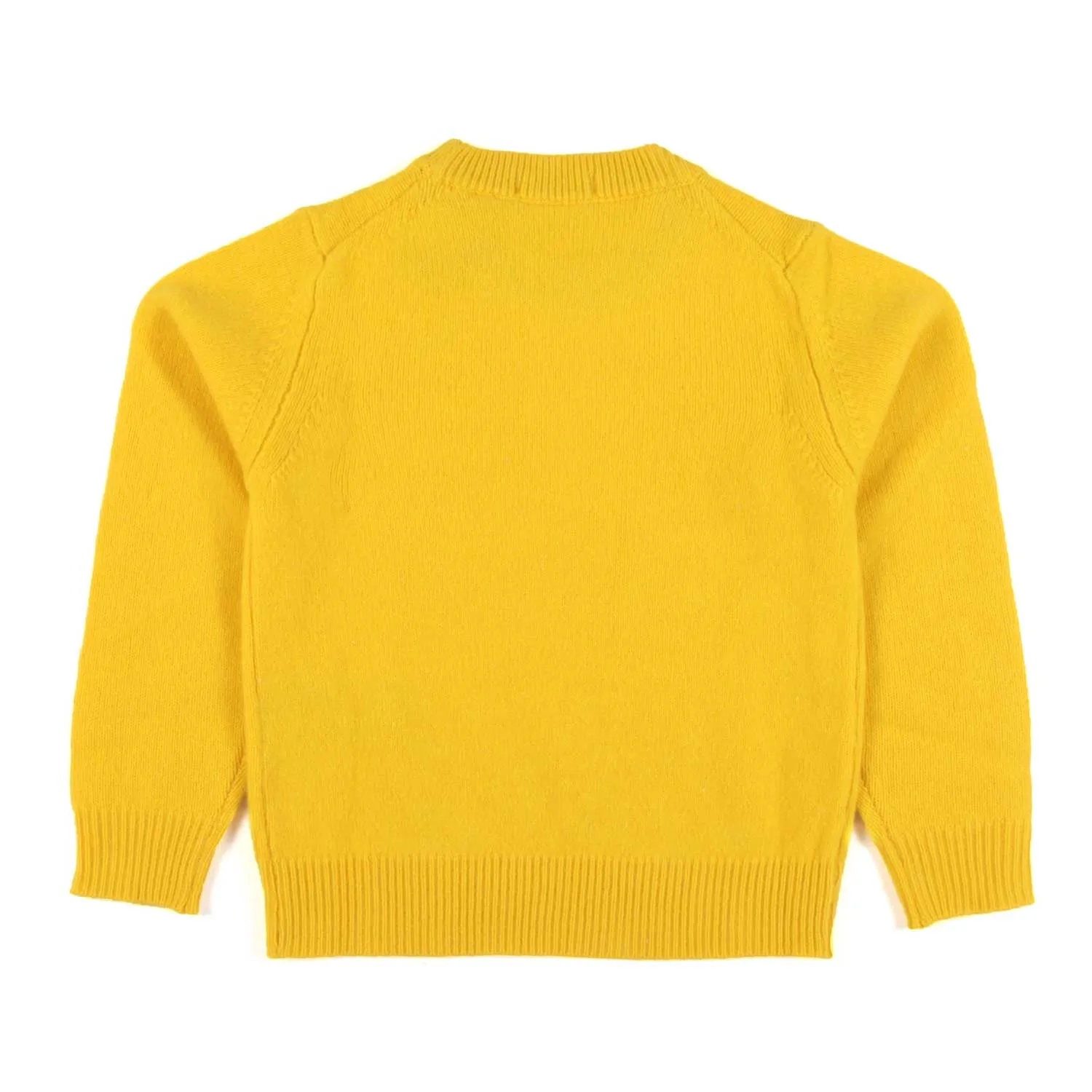 Maglione Unisex Di Lana Giallo