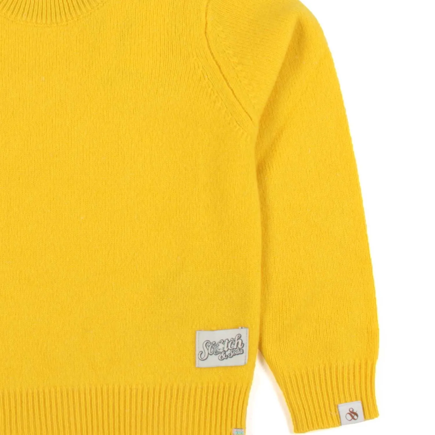 Maglione Unisex Di Lana Giallo
