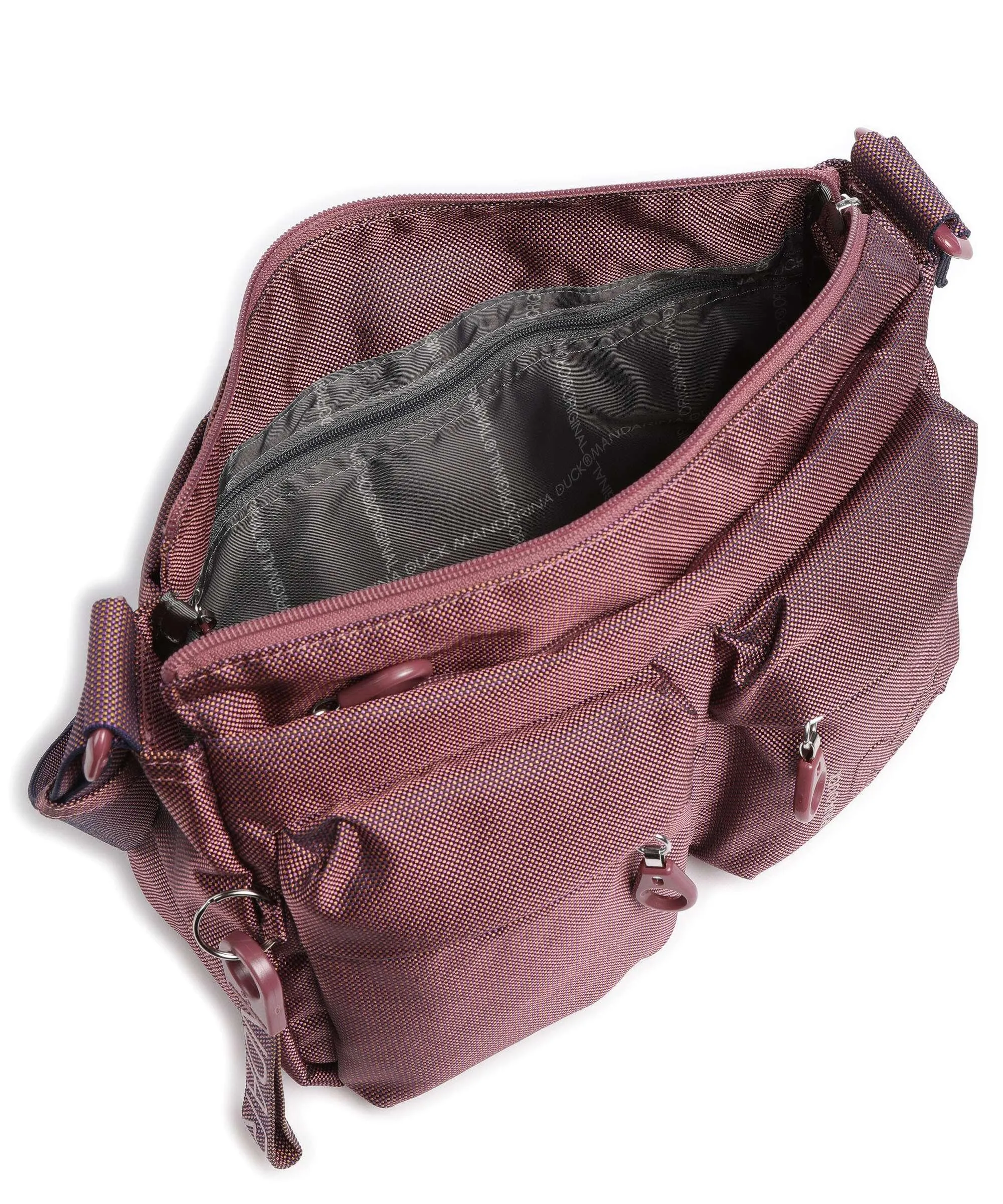  Mandarina Duck MD20 Borsa a spalla poliestere rosso scuro  