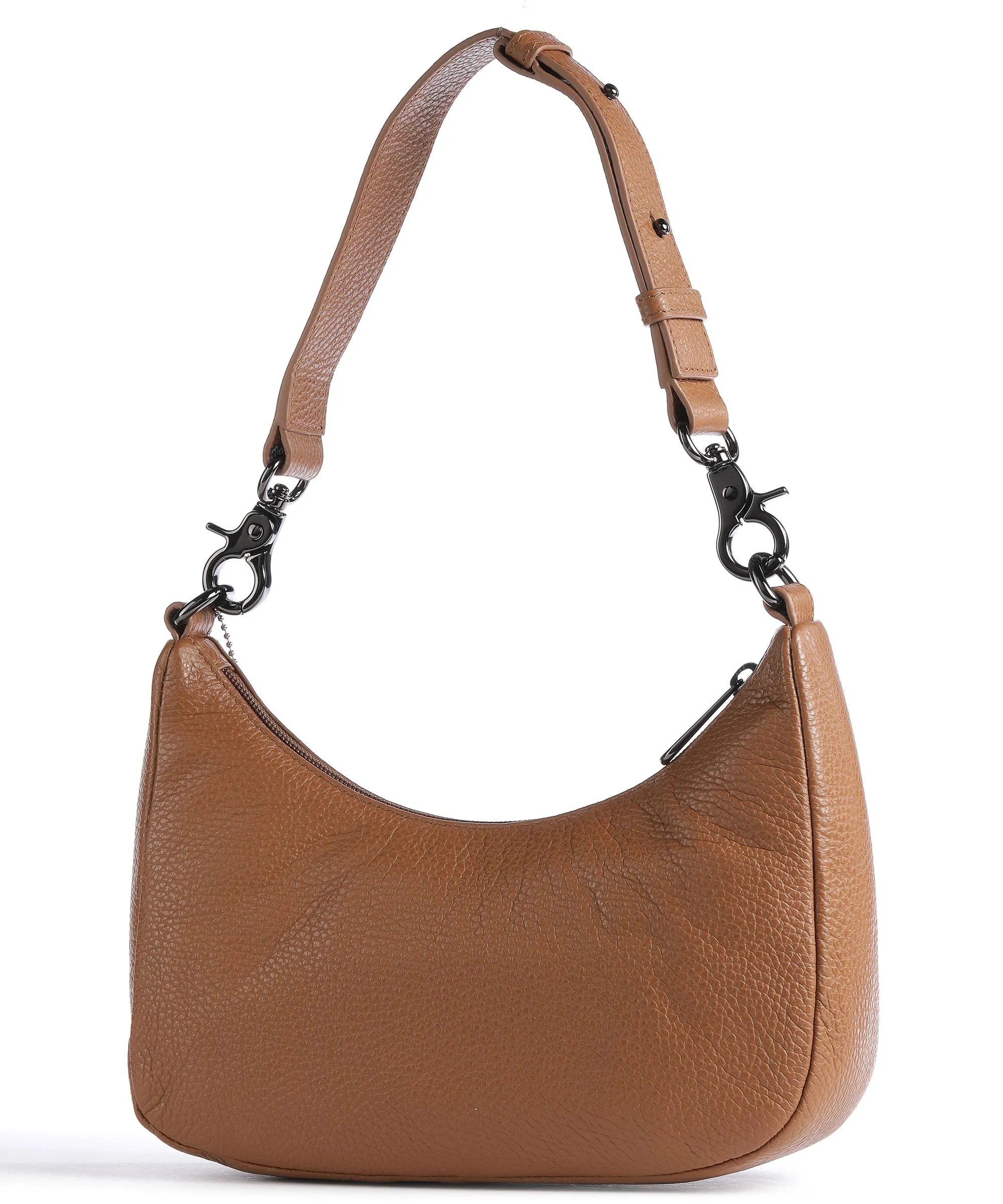  Mandarina Duck Mellow Leather Borsa a spalla pelle di vitello grana marrone  