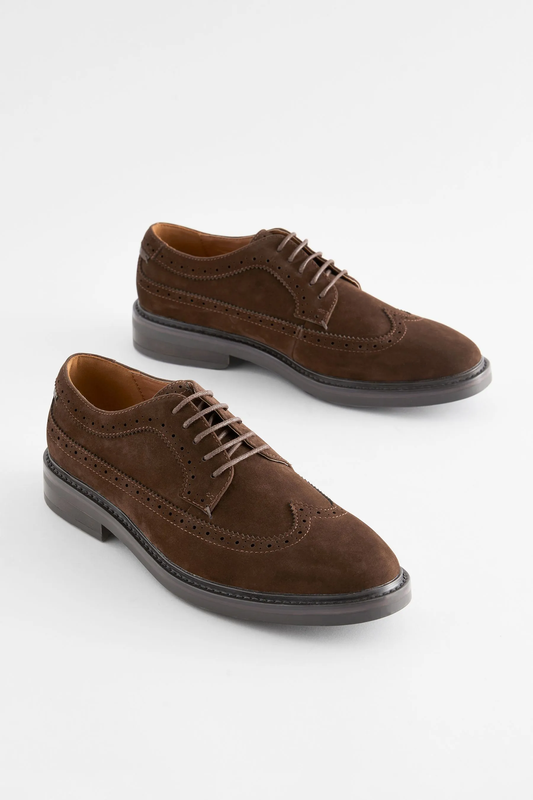 Marrone  - Scarpe brogue lungo