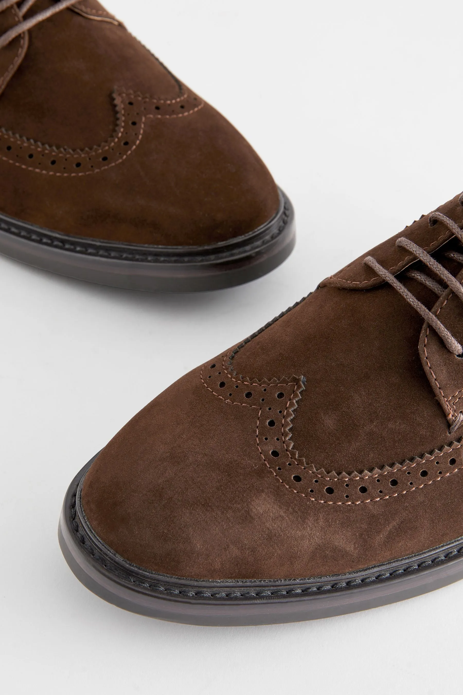 Marrone  - Scarpe brogue lungo