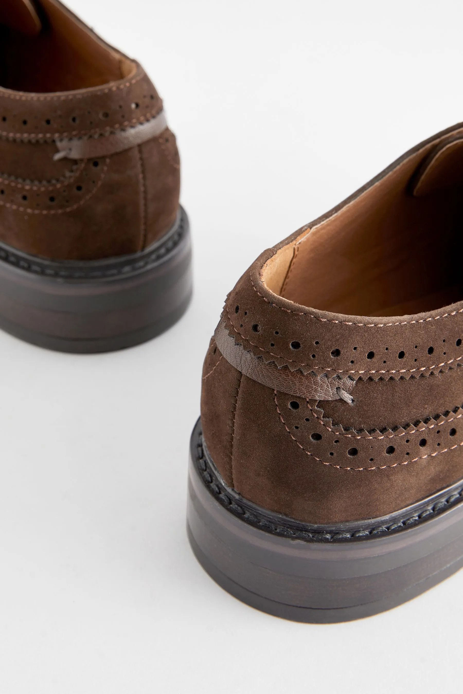 Marrone  - Scarpe brogue lungo