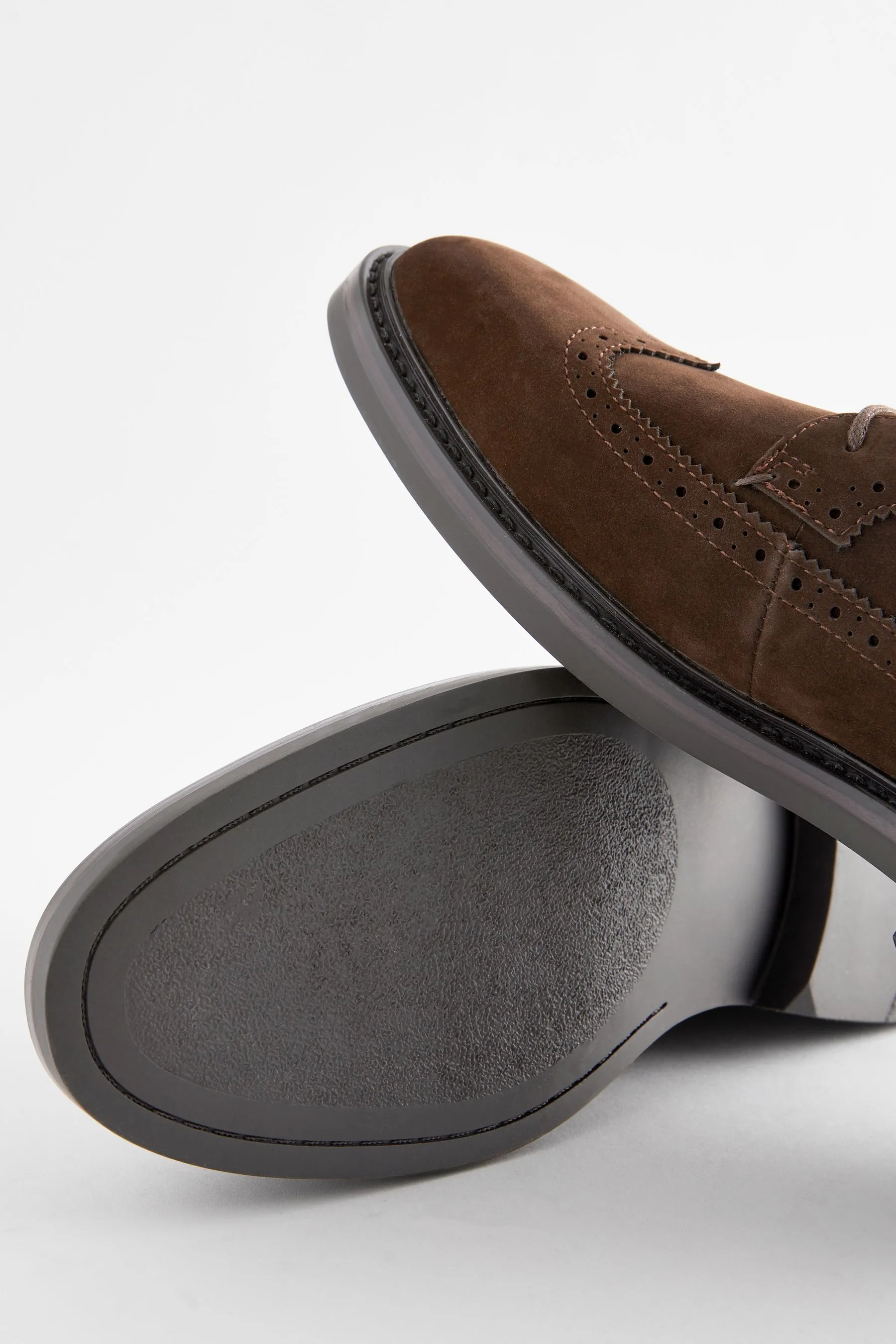 Marrone  - Scarpe brogue lungo