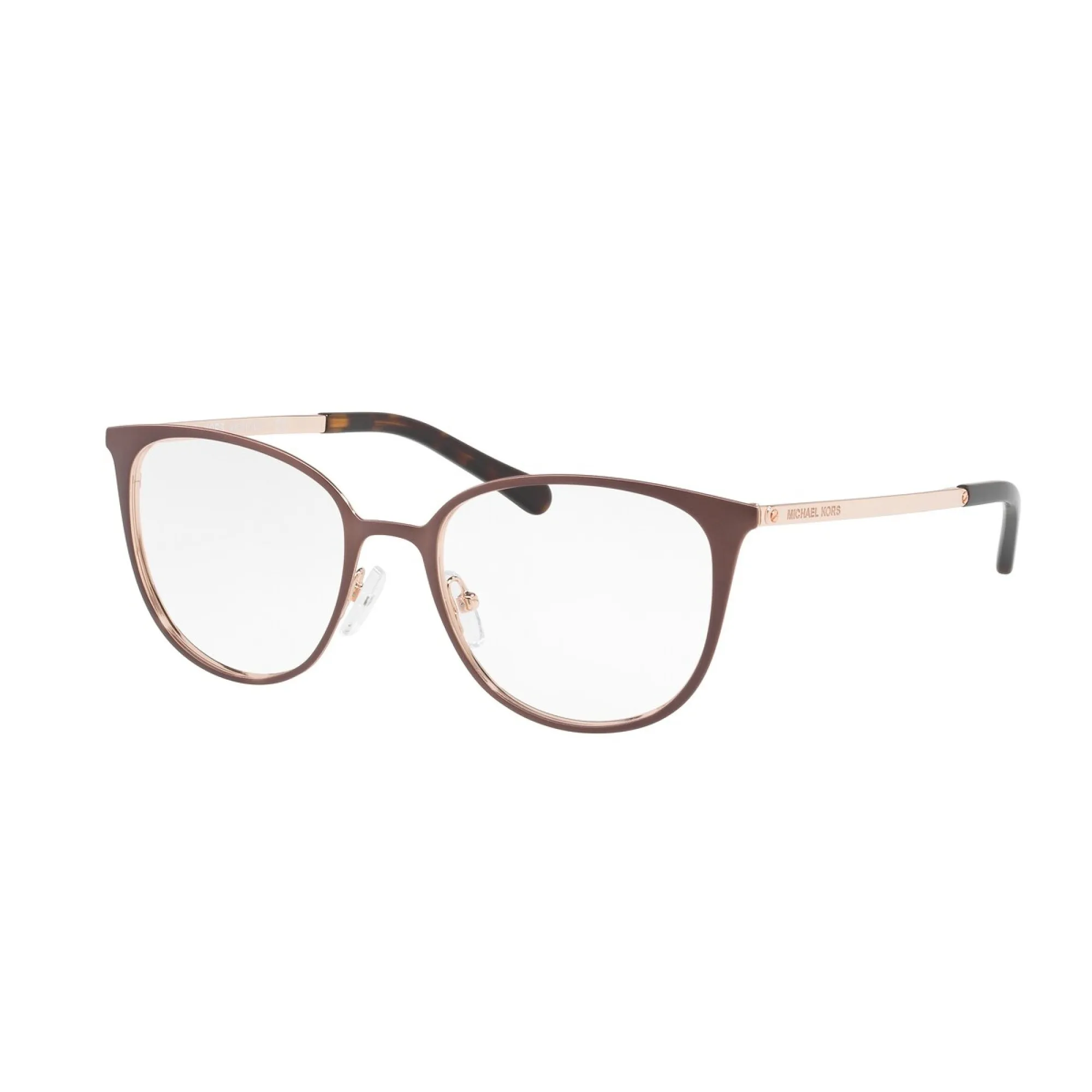   Michael Kors MK 3017 Lil 1188 Satin Brown / Rose Gold-tone | Occhiale Da Vista Donna 