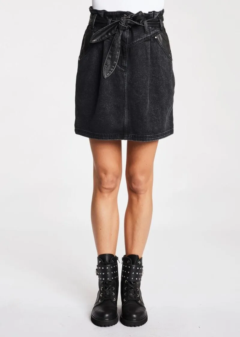 Mini gonna in denim