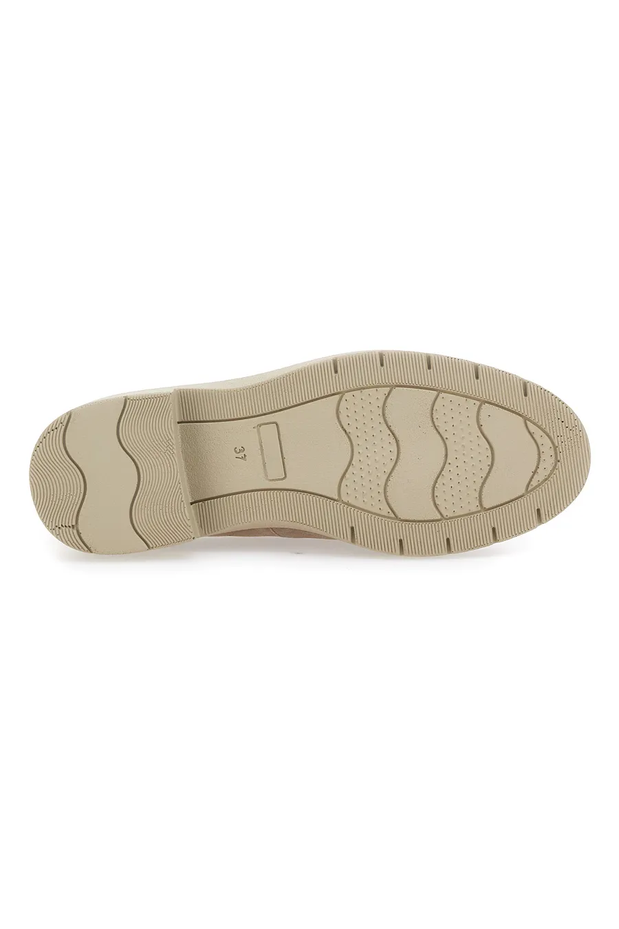 Mocassini Beige con Morsetto Dorato Mio Tempo 21216