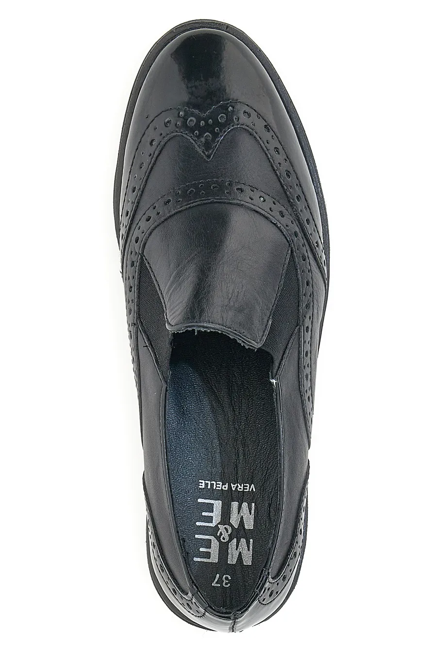 Mocassini in Pelle Me & Me 11708 Neri