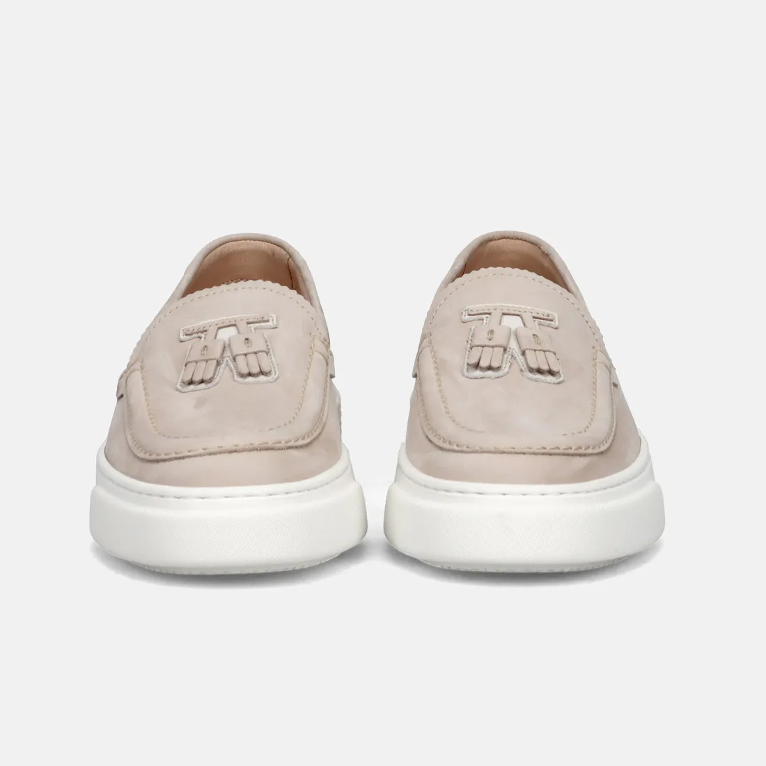 Mocassino con nappine Fratelli Rossetti Brera Sport in nabuk corda